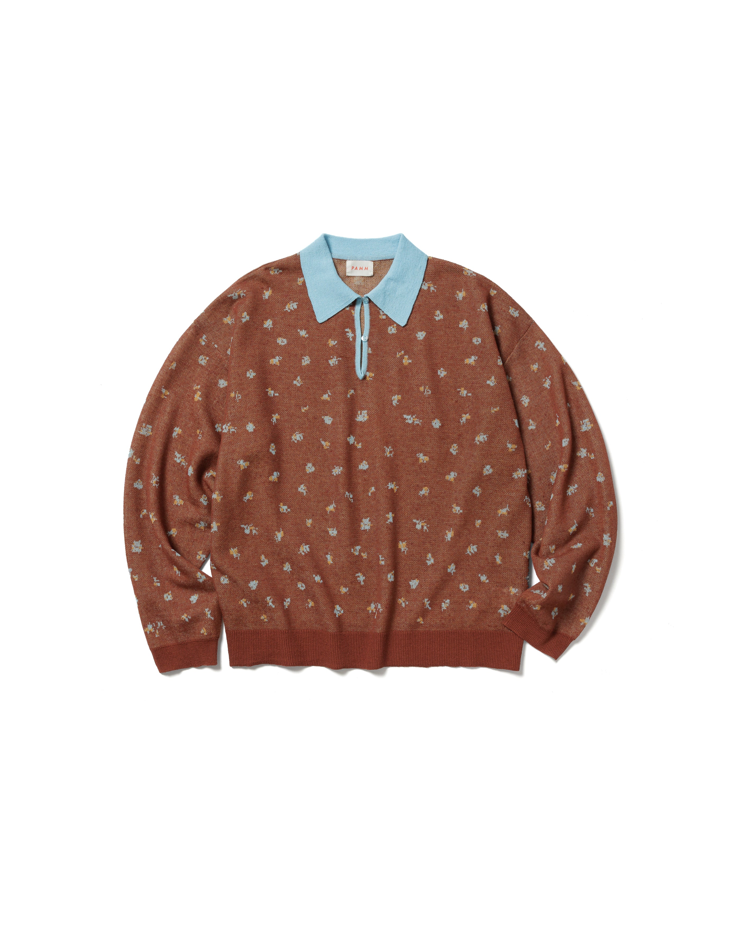 花や実や葉のシアースキッパーニット – pamm.officialstore