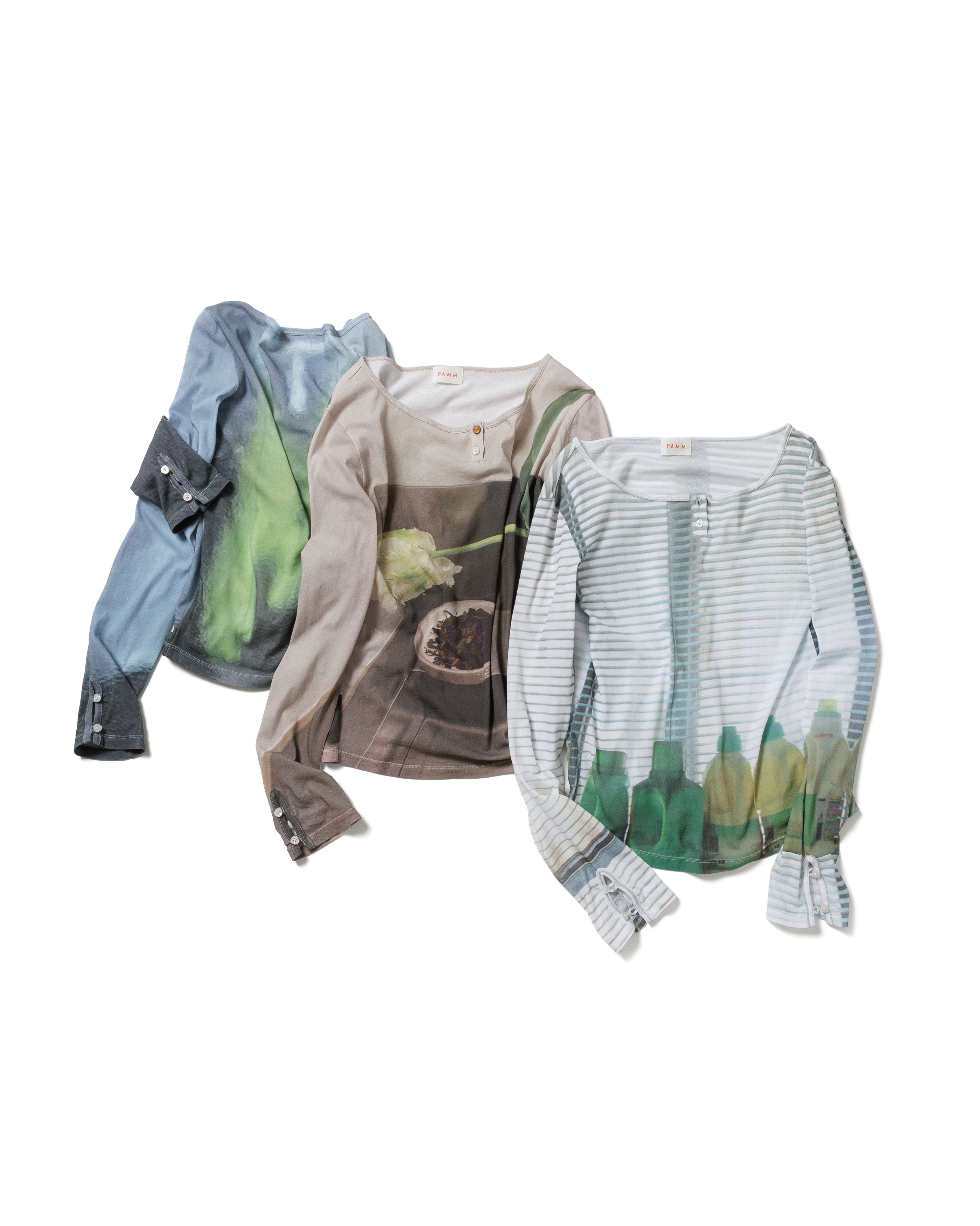 トップス PAMM Our Diary sheer tops Our Diary