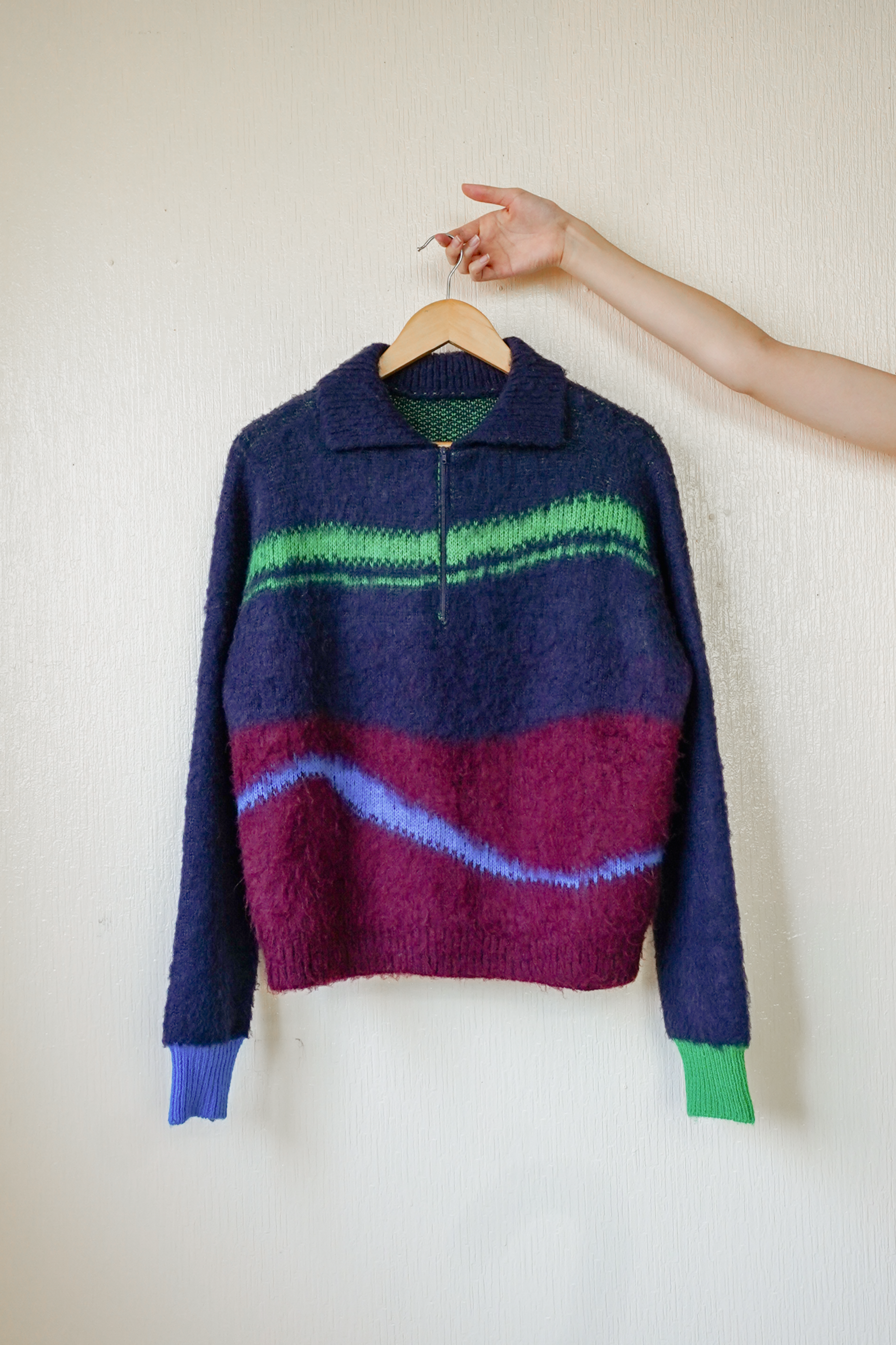 気狂いのハーフジップニット – pamm.officialstore 気狂いのハーフジップニット – pamm.officialstore