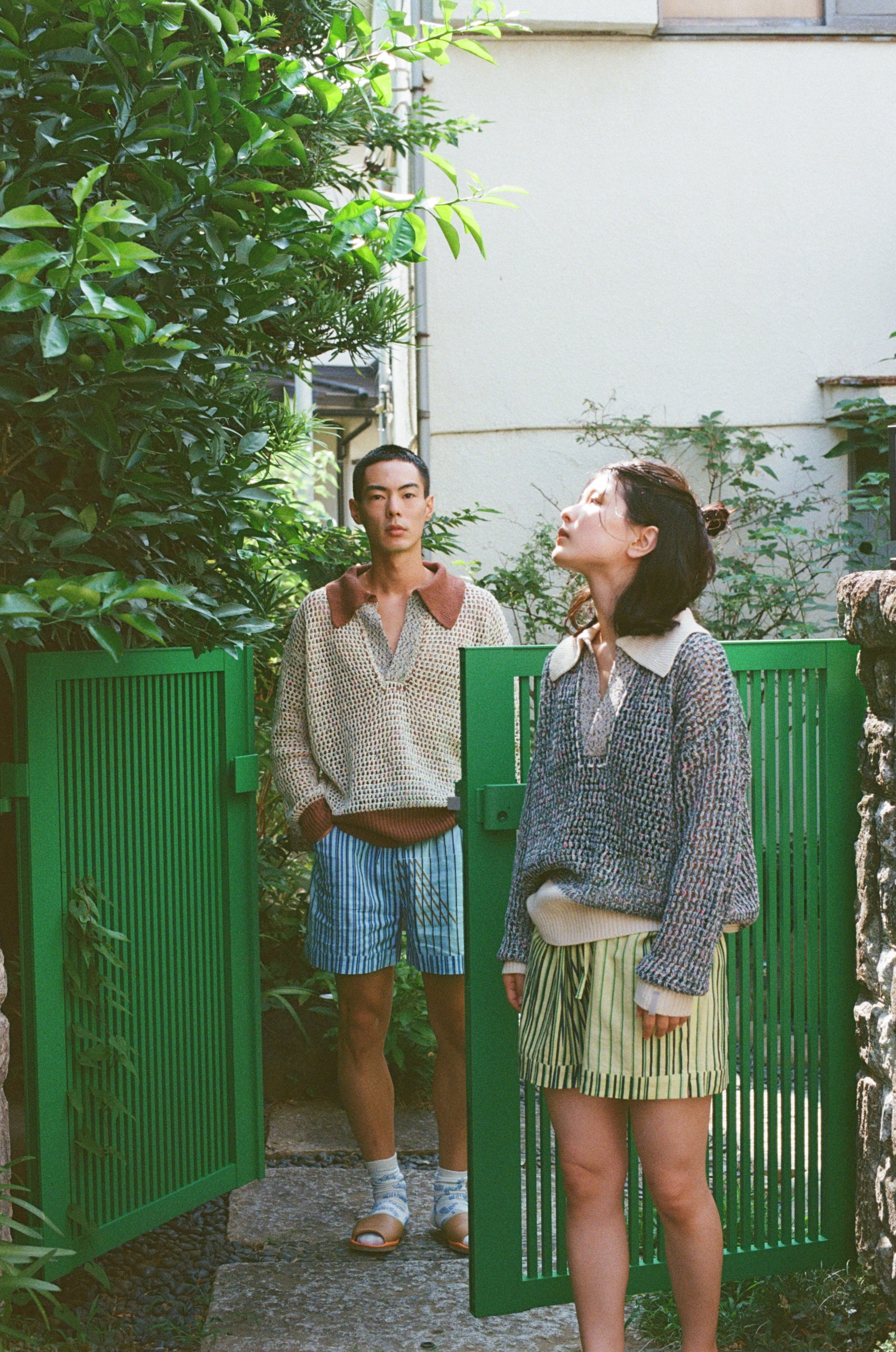 PAMM 玉砂利のスキッパーニット 玉砂利のスキッパーニット – pamm.officialstore