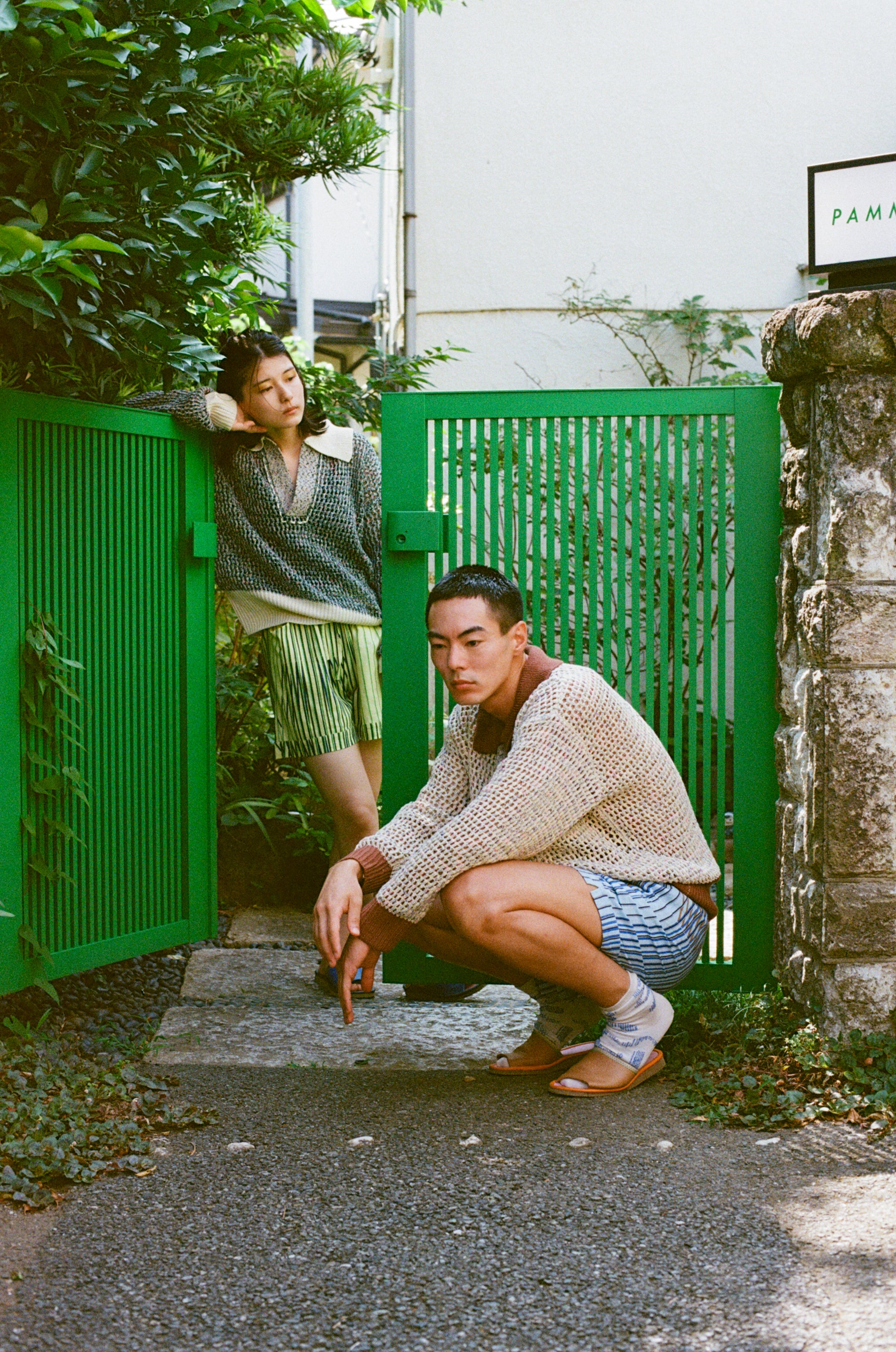 PAMM 玉砂利のスキッパーニット 玉砂利のスキッパーニット – pamm.officialstore