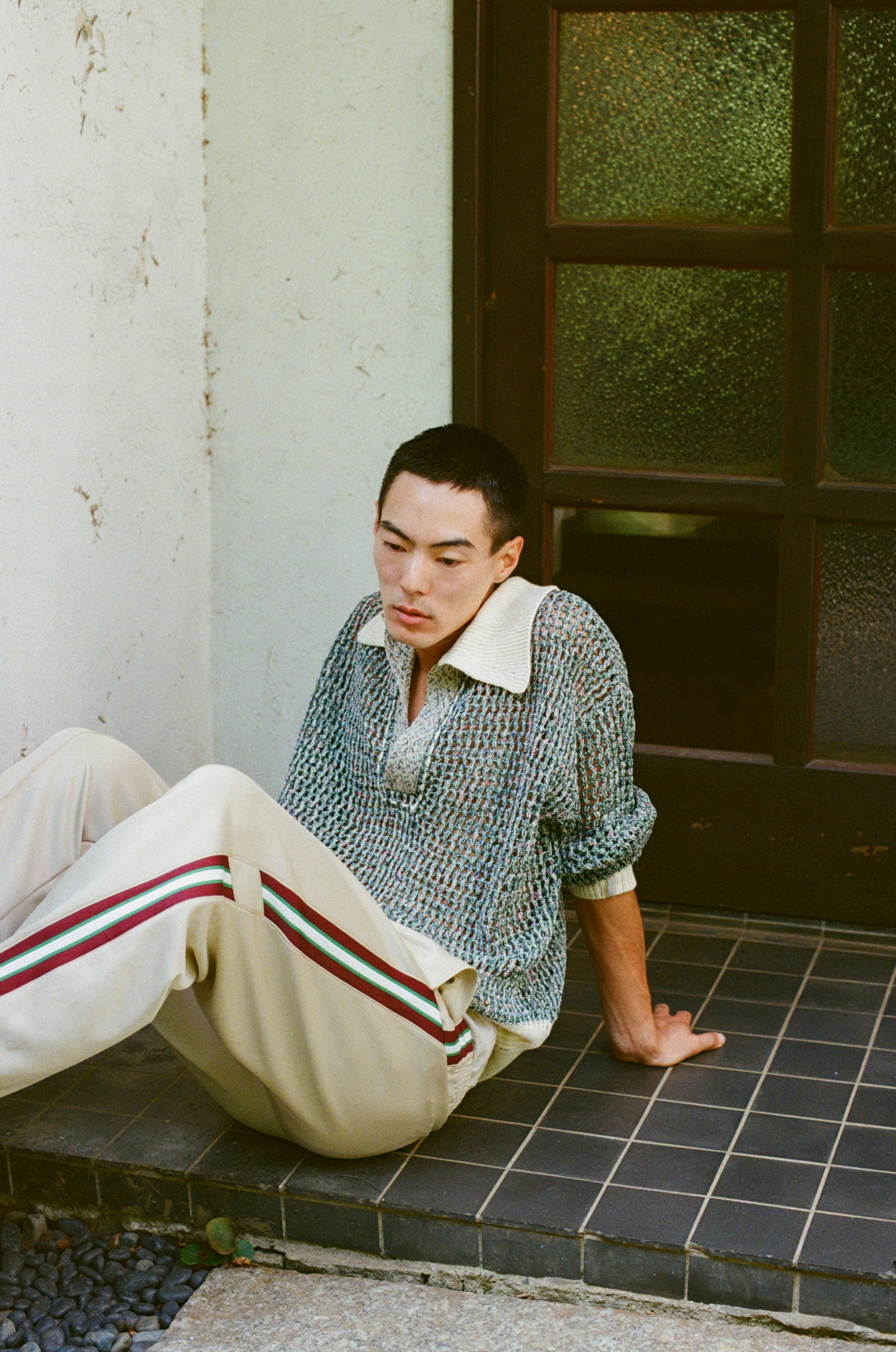 PAMM 玉砂利のスキッパーニット 玉砂利のスキッパーニット – pamm.officialstore