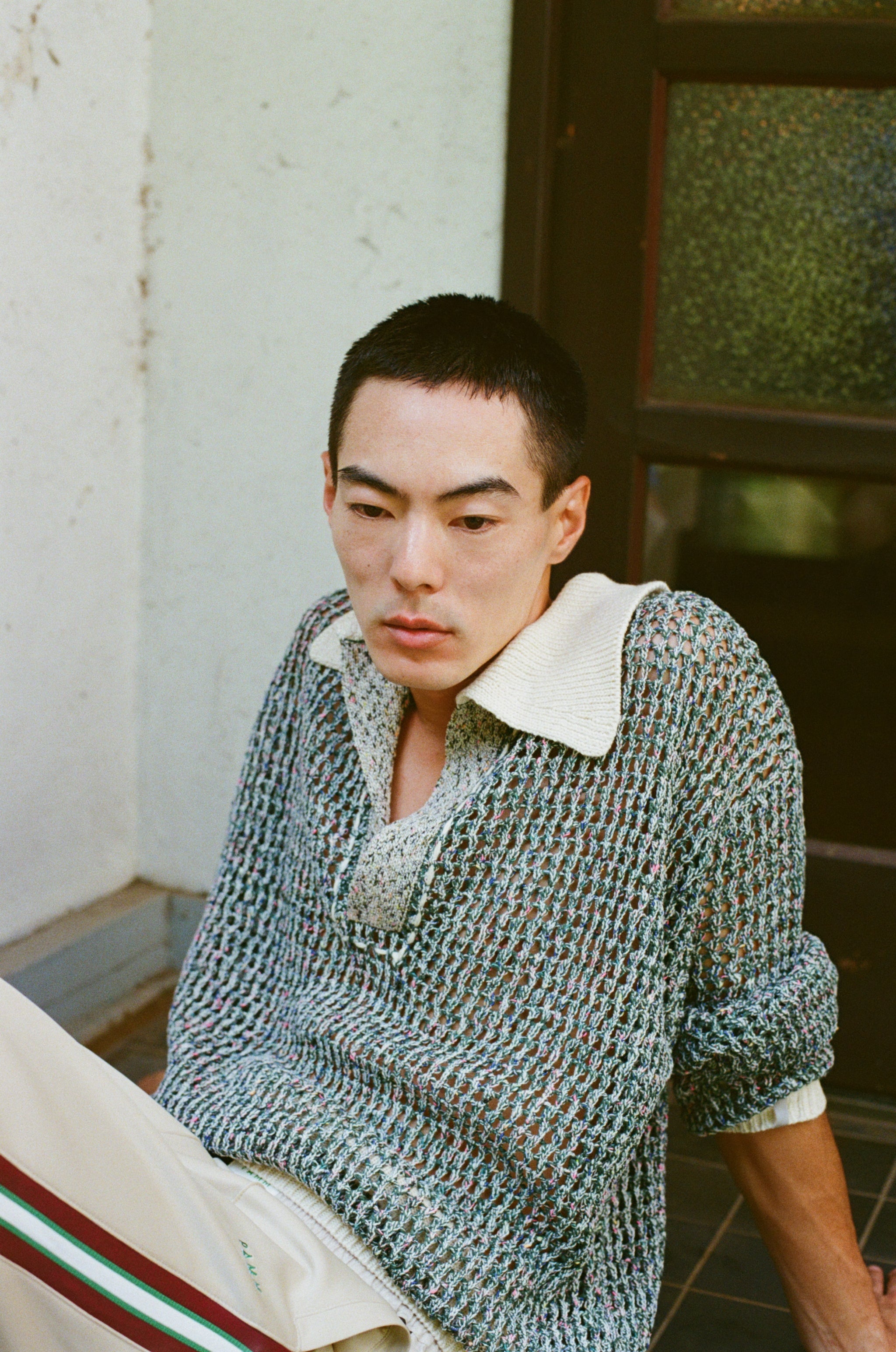 PAMM 玉砂利のスキッパーニット 玉砂利のスキッパーニット – pamm.officialstore