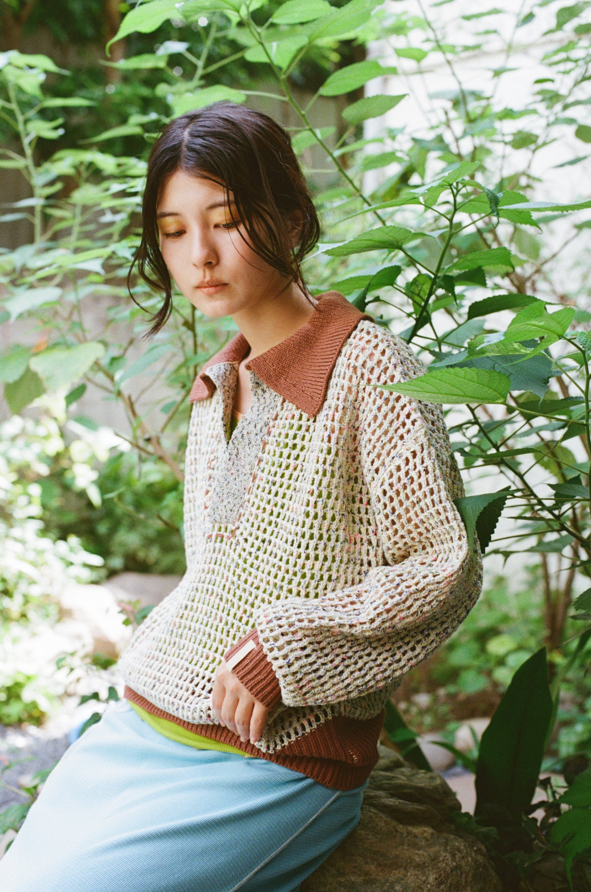 PAMM 玉砂利のスキッパーニット 玉砂利のスキッパーニット – pamm.officialstore