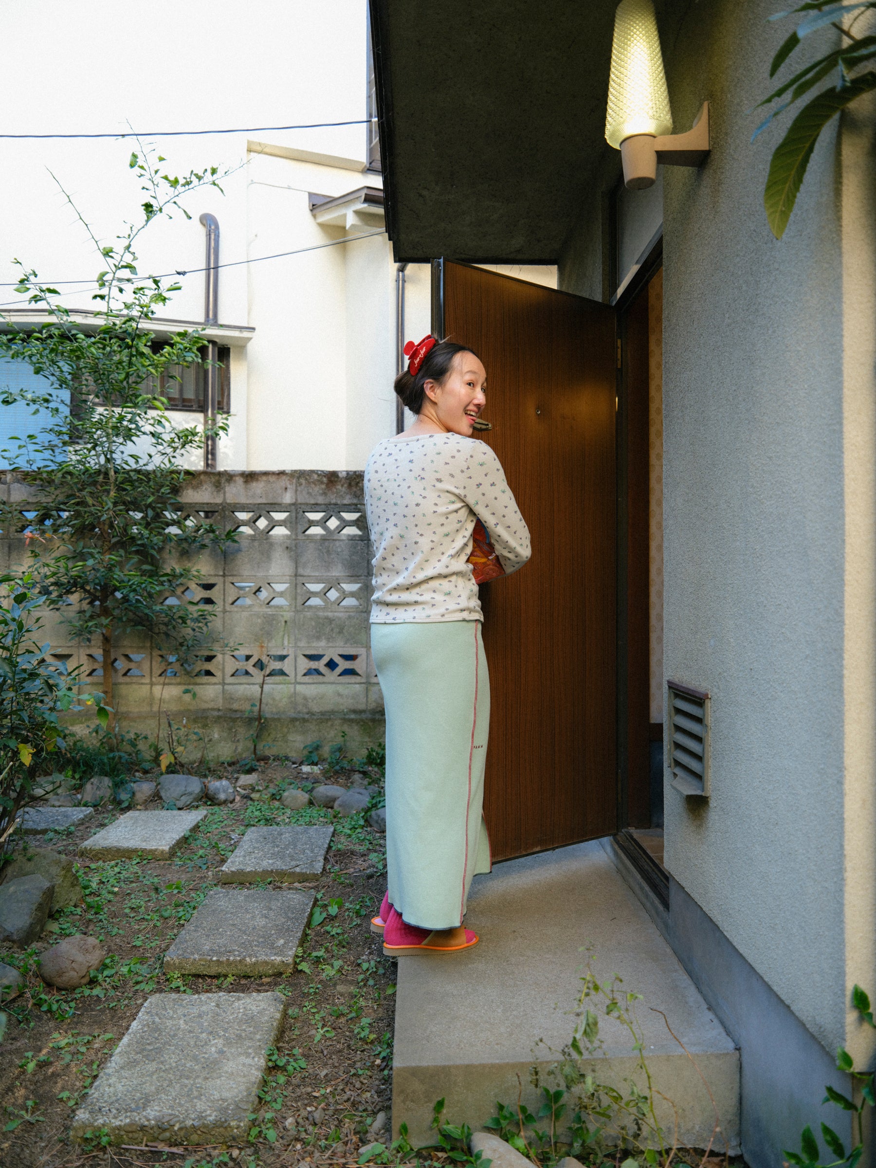 花や実や葉のワッフルブラトップス – pamm.officialstore