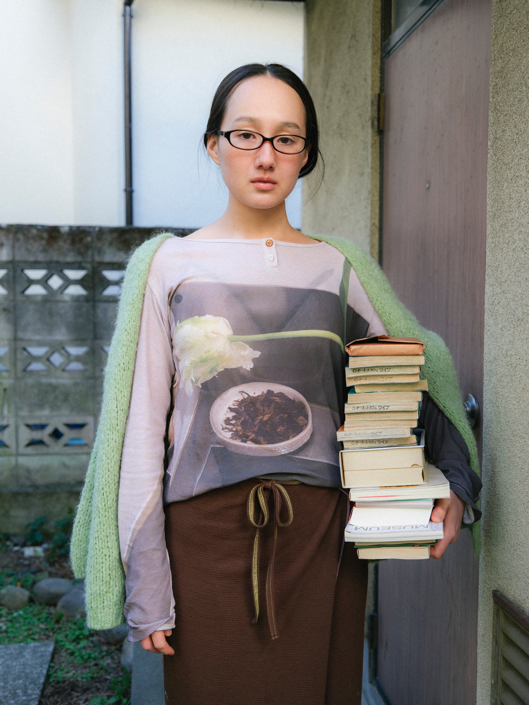 トップス PAMM Our Diary sheer tops Our Diary