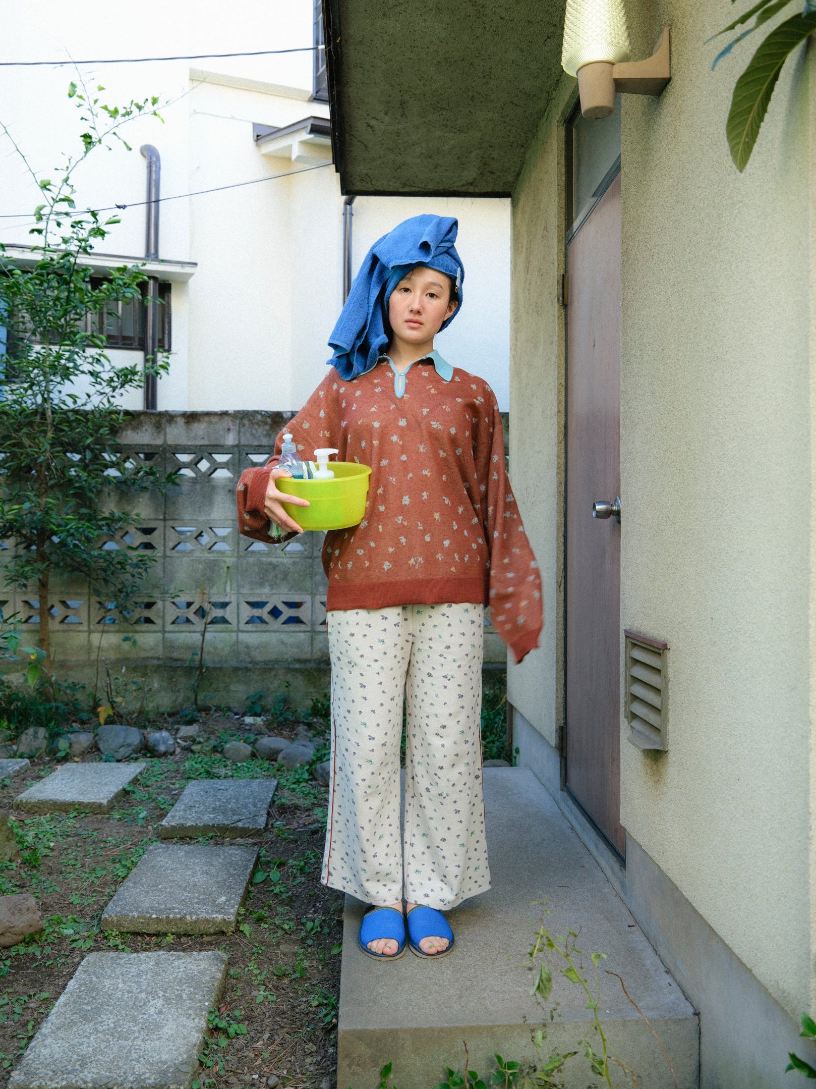 花や実や葉のシアースキッパーニット – pamm.officialstore
