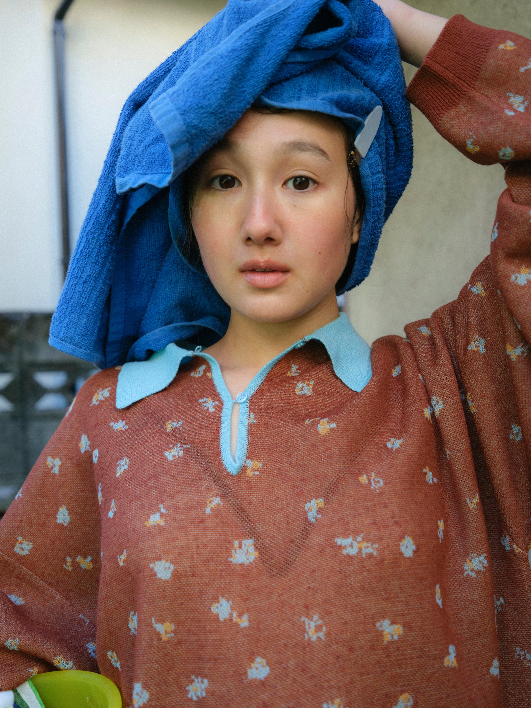 花や実や葉のシアースキッパーニット – pamm.officialstore