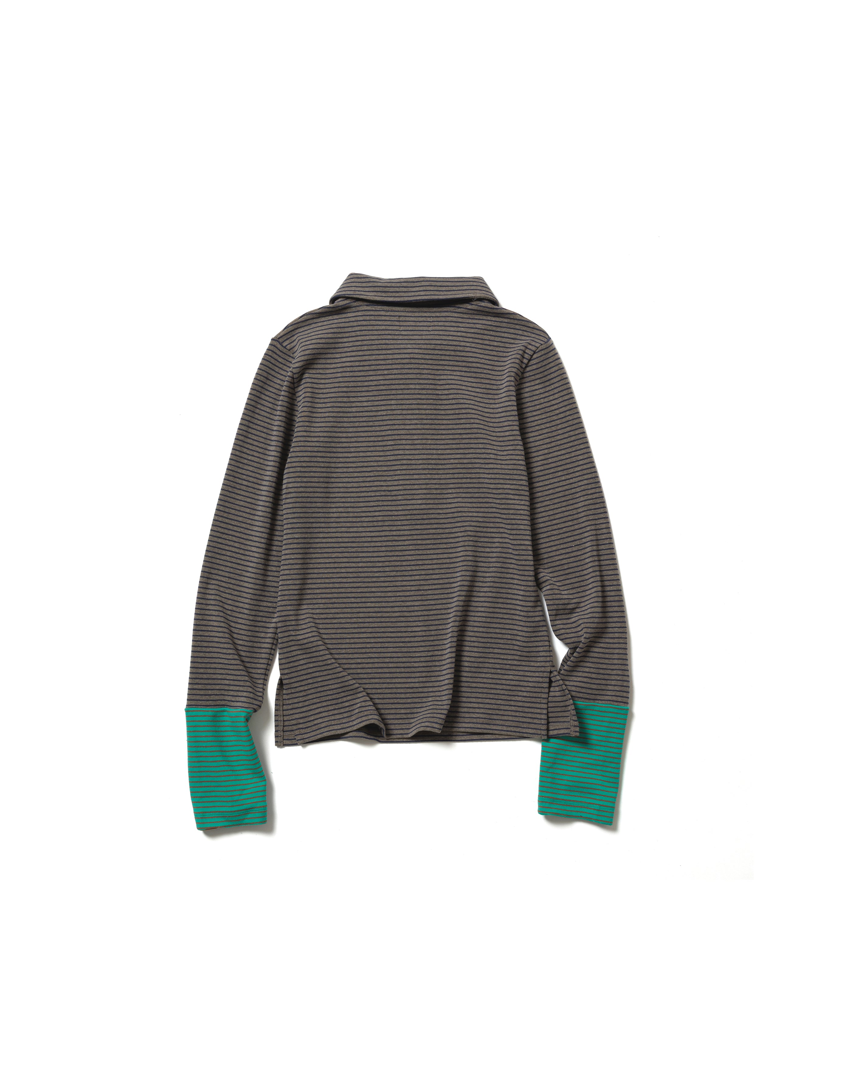 罫線のボーダーポロトップス – pamm.officialstore