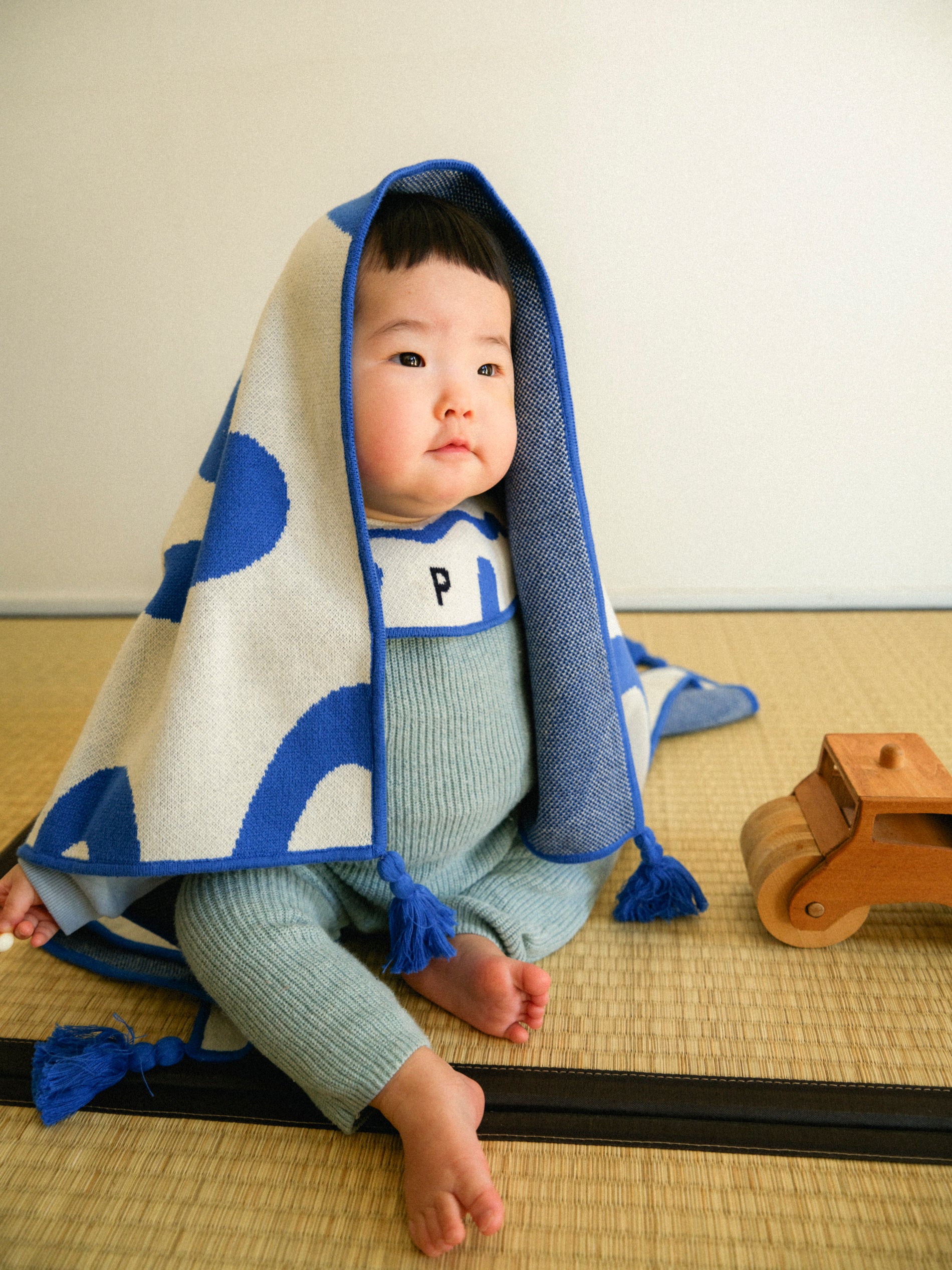 thanks sea cotton knit blanket – pamm.officialstore