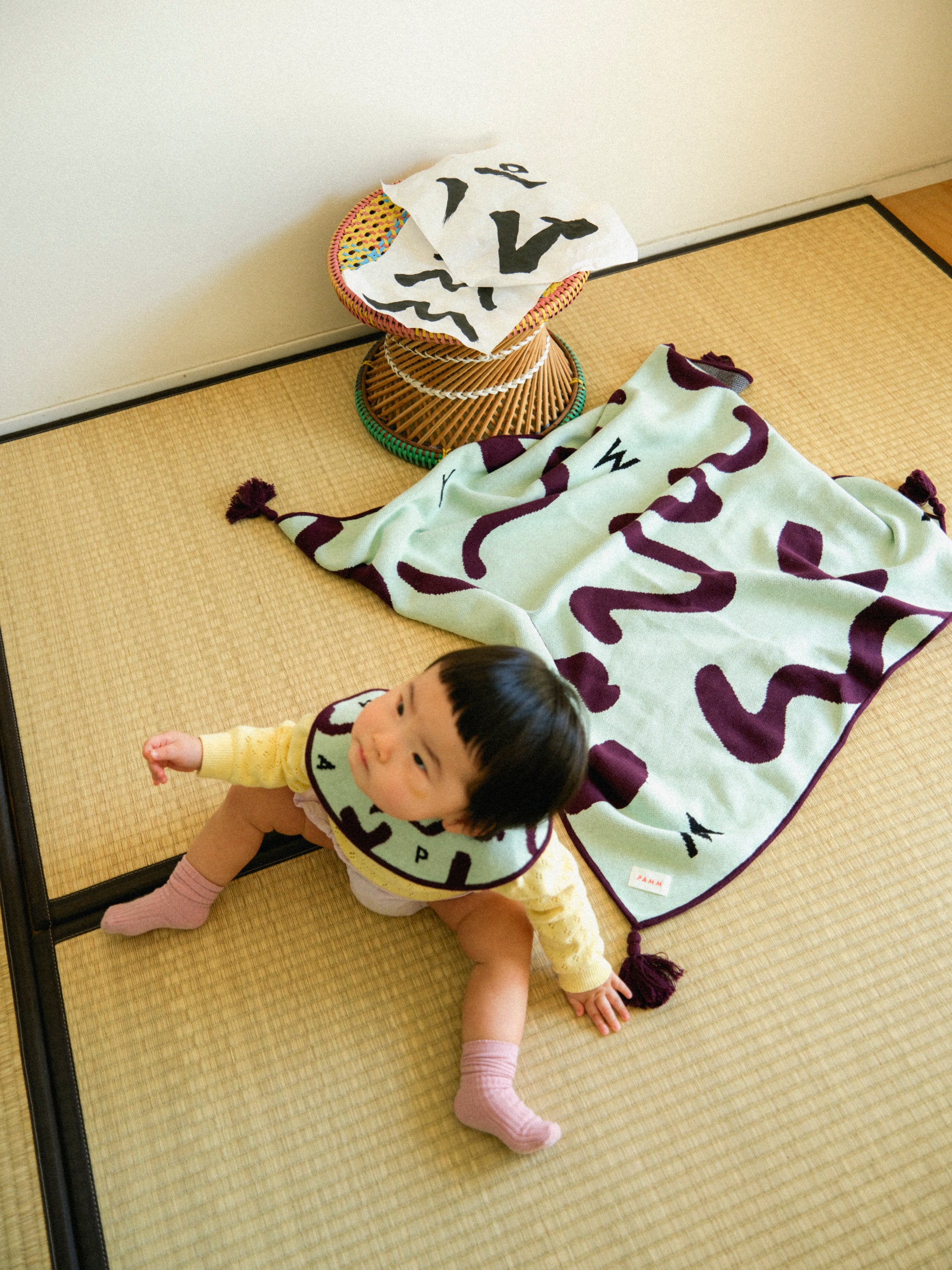 thanks sea cotton knit blanket – pamm.officialstore