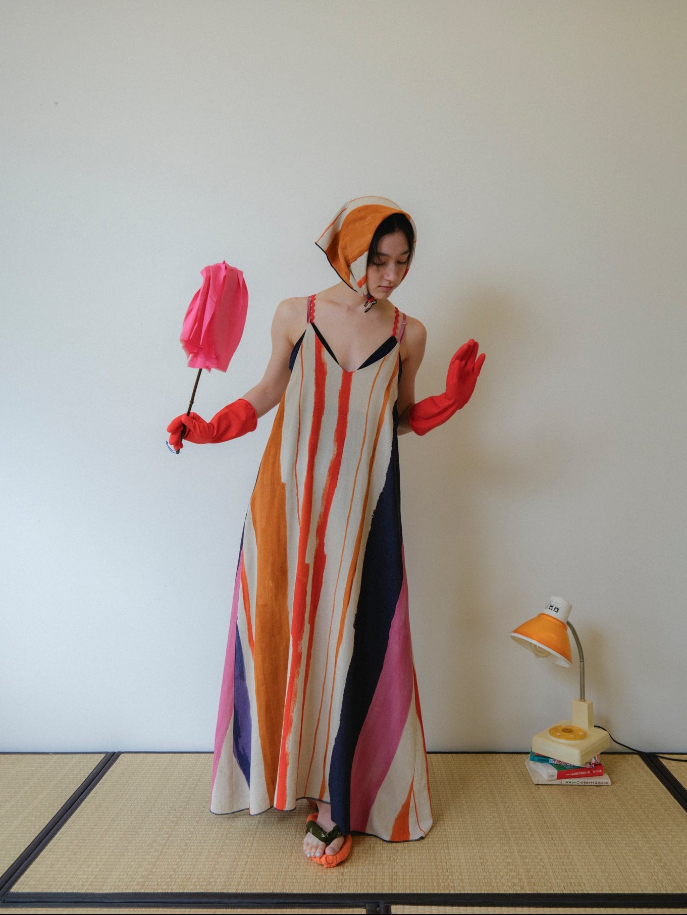 知性のストライプキャミワンピース – pamm.officialstore