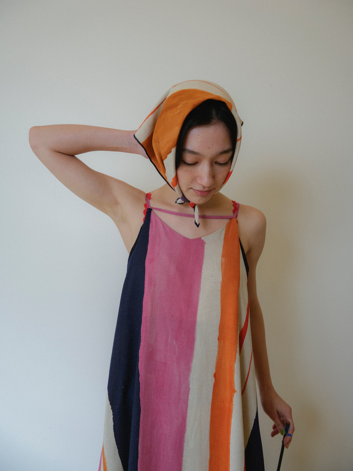 知性のストライプキャミワンピース – pamm.officialstore