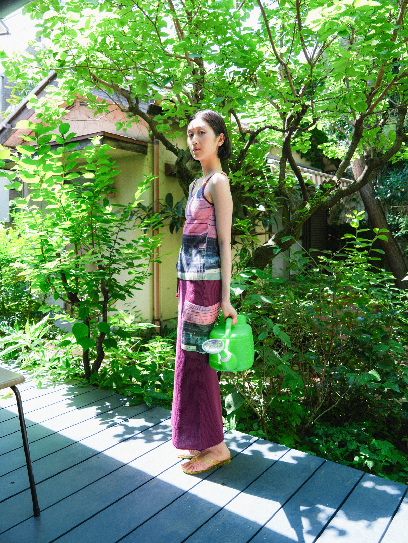 pamm 生活写真のニットキャミ もらった花 サイズ１ 生活写真のニットキャミ – pamm.officialstore