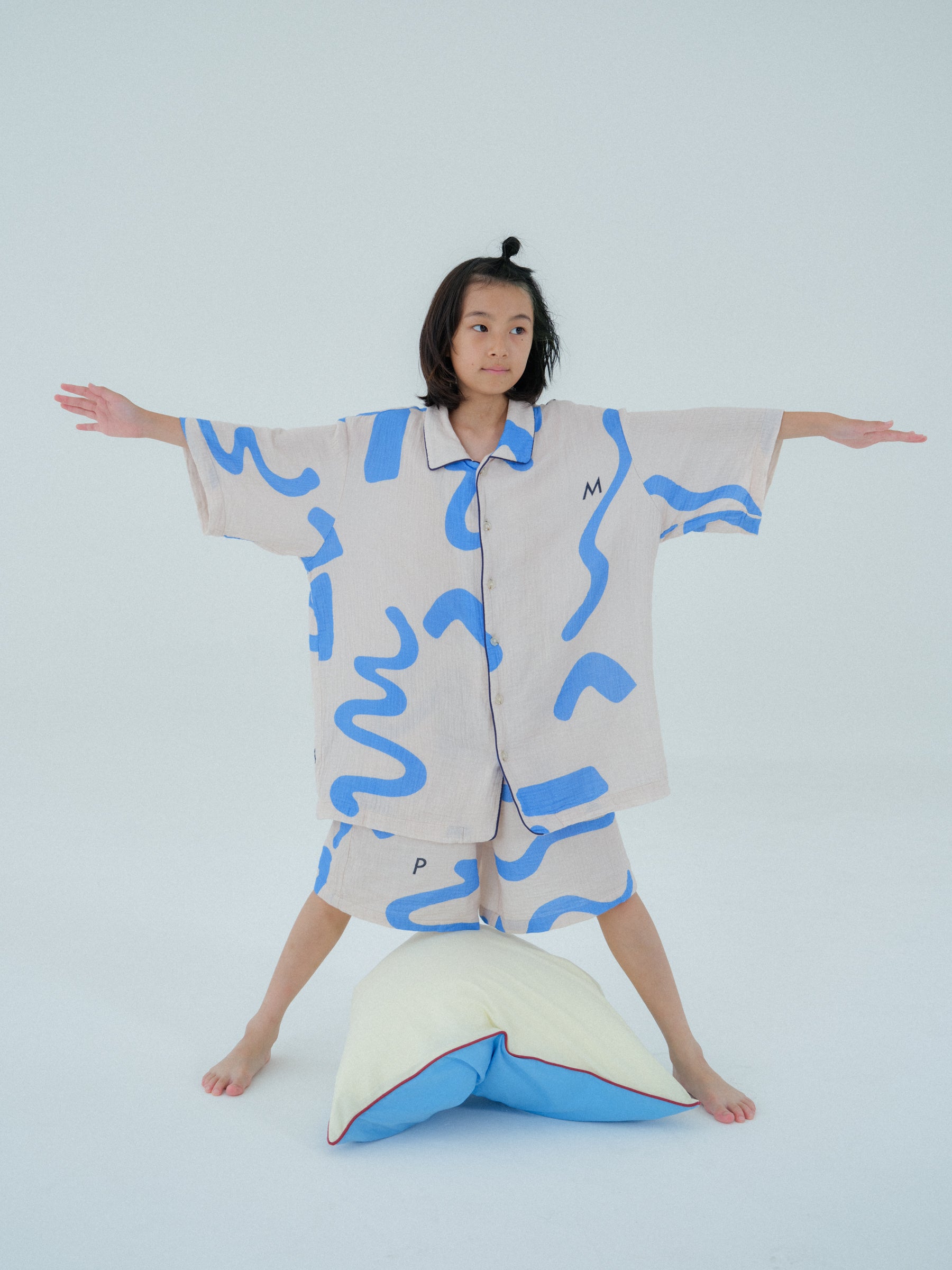 【訳あり】PAMM thanks sea pajamas Ｍサイズ thanks sea summer pajamas - gauze – pamm.officialstore