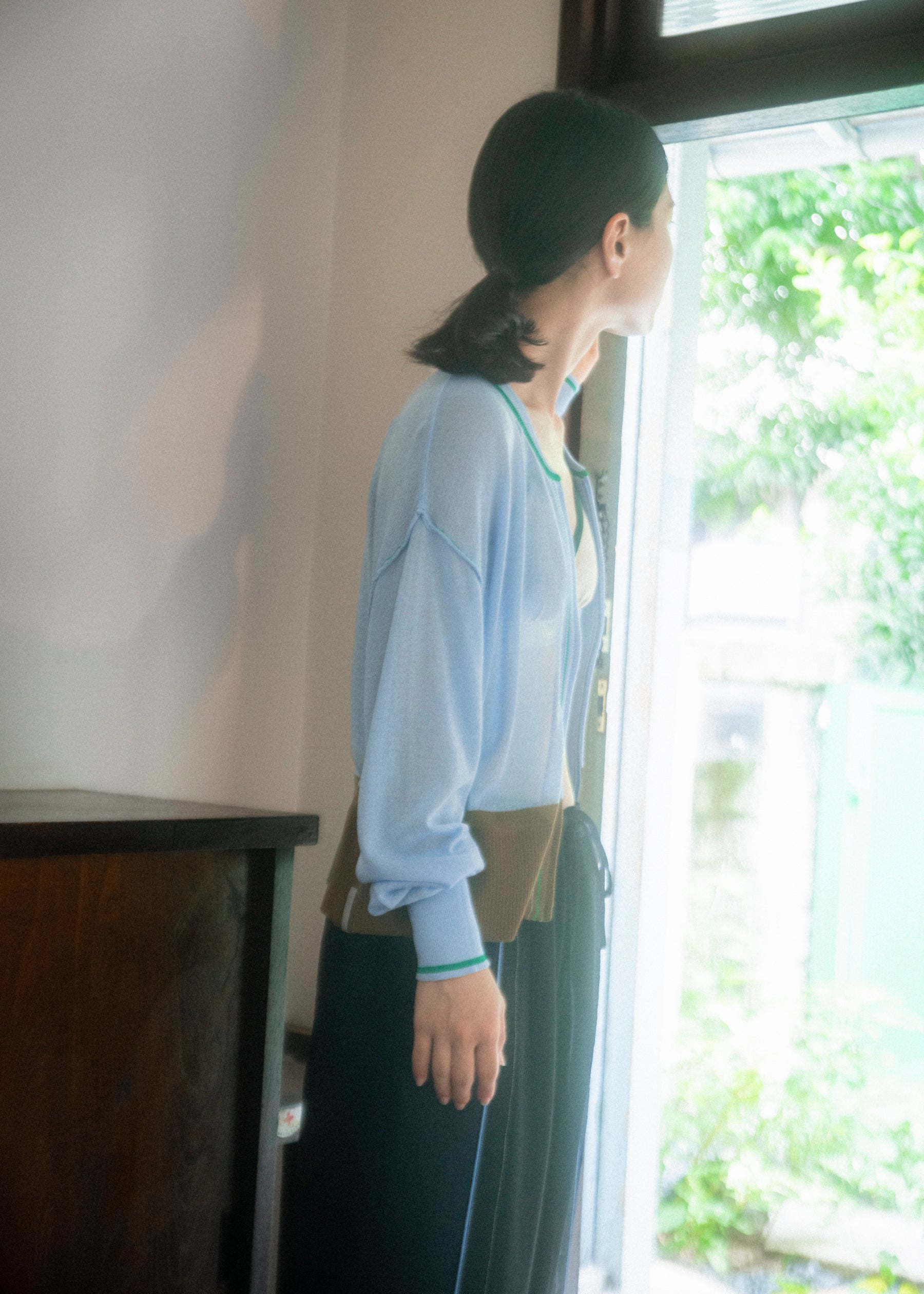 トップス PAMM see-through zip tops – pamm.officialstore