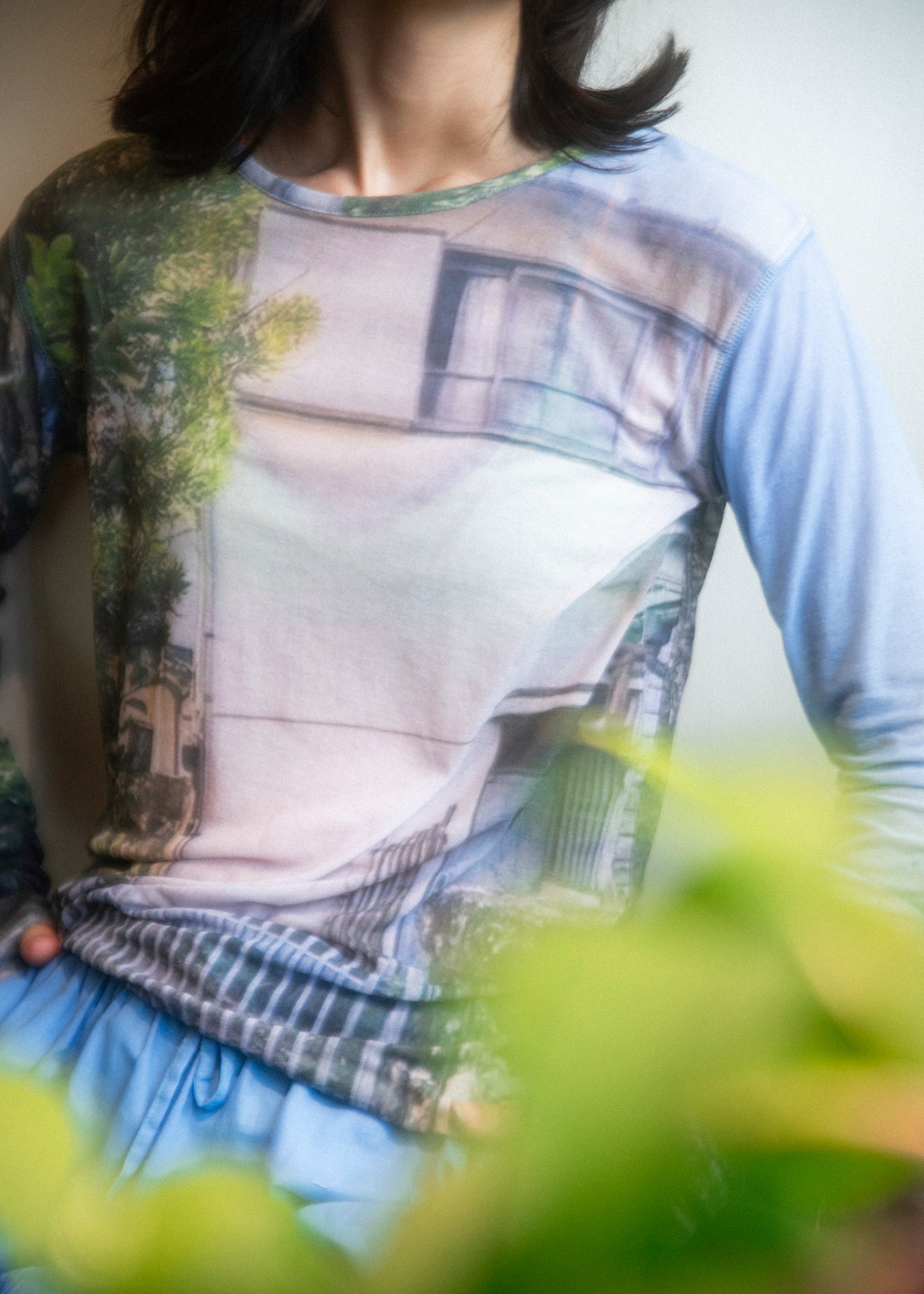 PAMM家のシースルーロングロングスリーブシャツ PAMM家のシースルーロングロングスリーブシャツ – pamm.officialstore