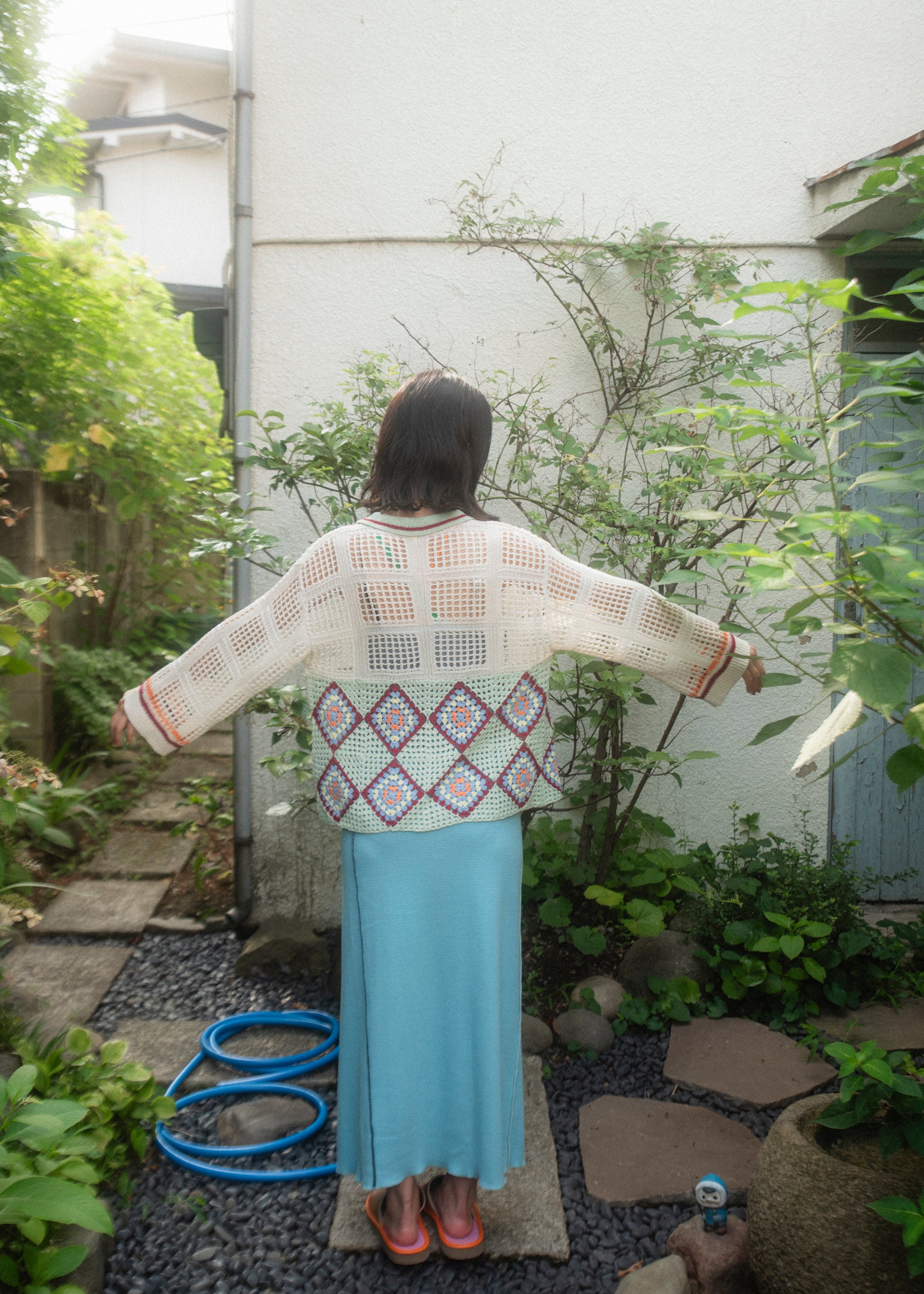 玄関マットのかぎ針編みニットシャツ – pamm.officialstore