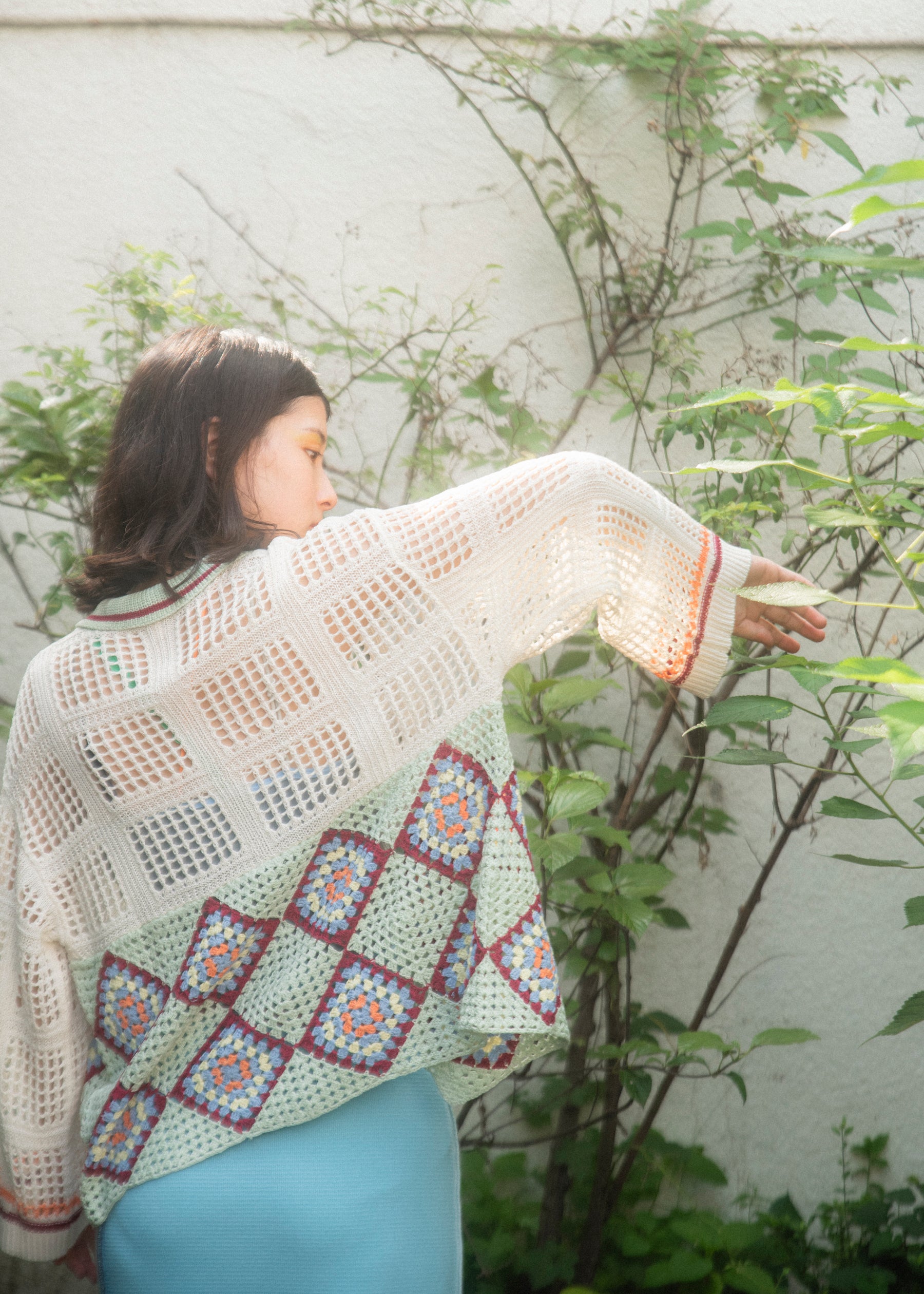 玄関マットのかぎ針編みニットシャツ – pamm.officialstore