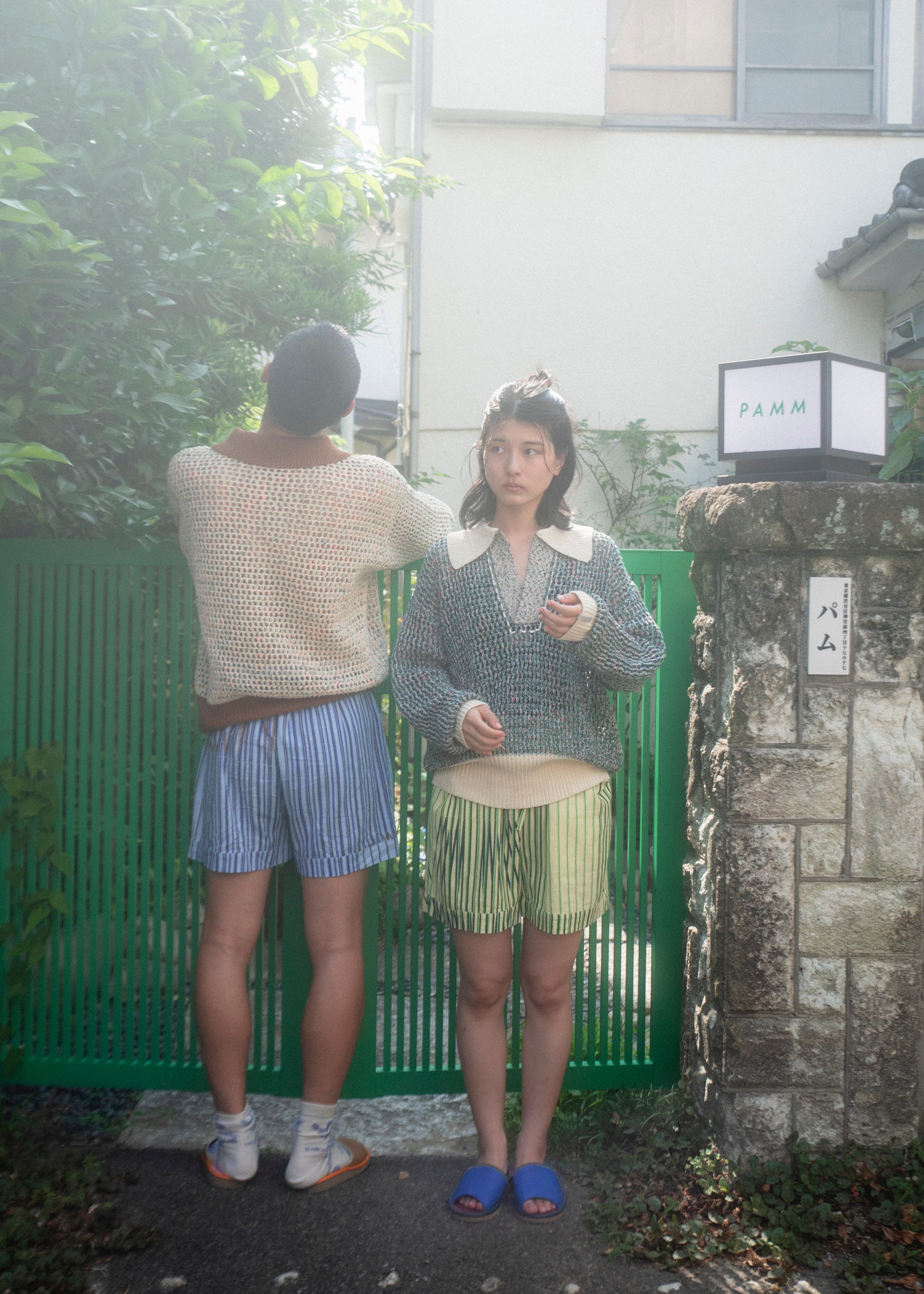 玉砂利のスキッパーニット – pamm.officialstore