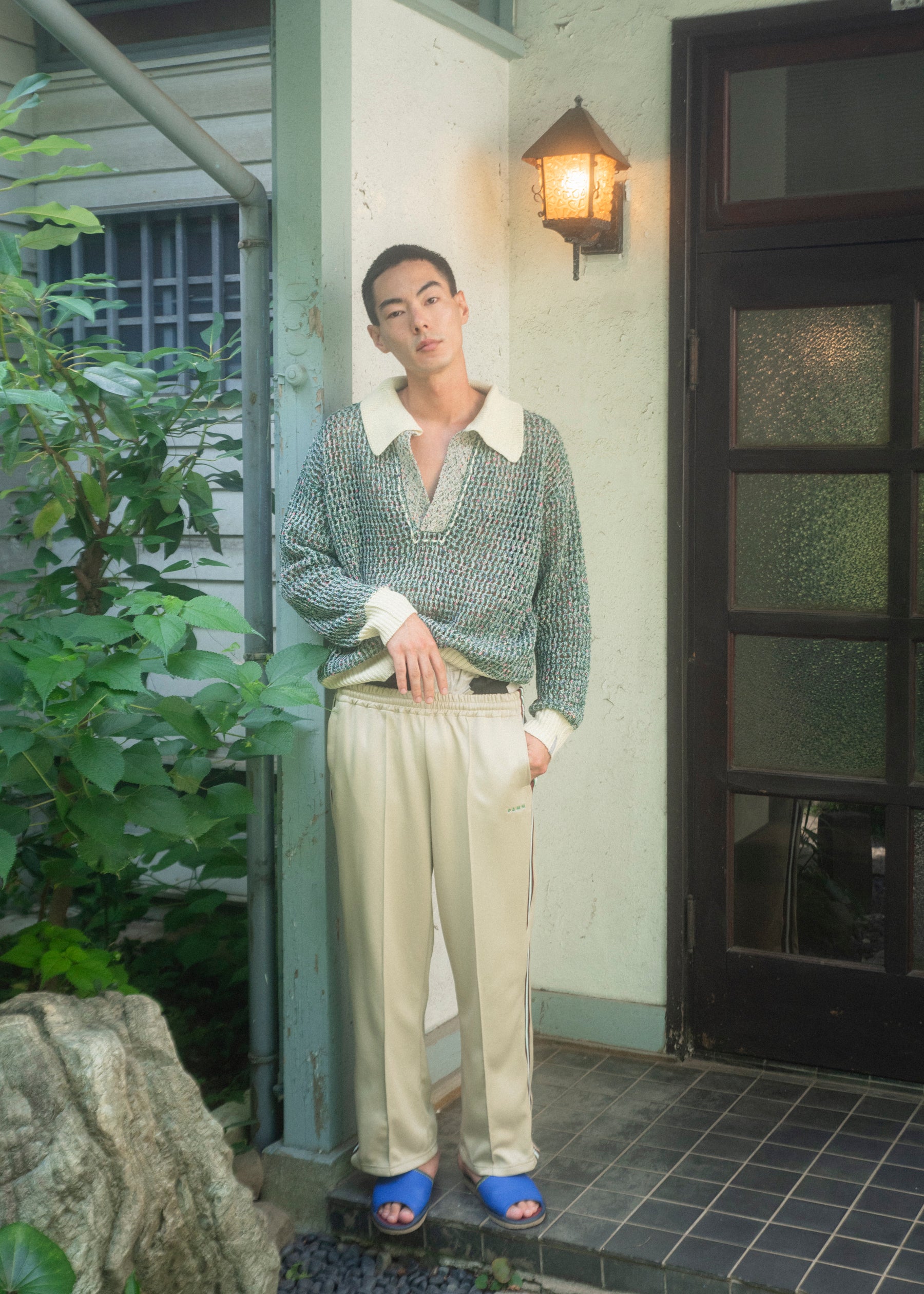 PAMM 玉砂利のスキッパーニット 玉砂利のスキッパーニット – pamm.officialstore