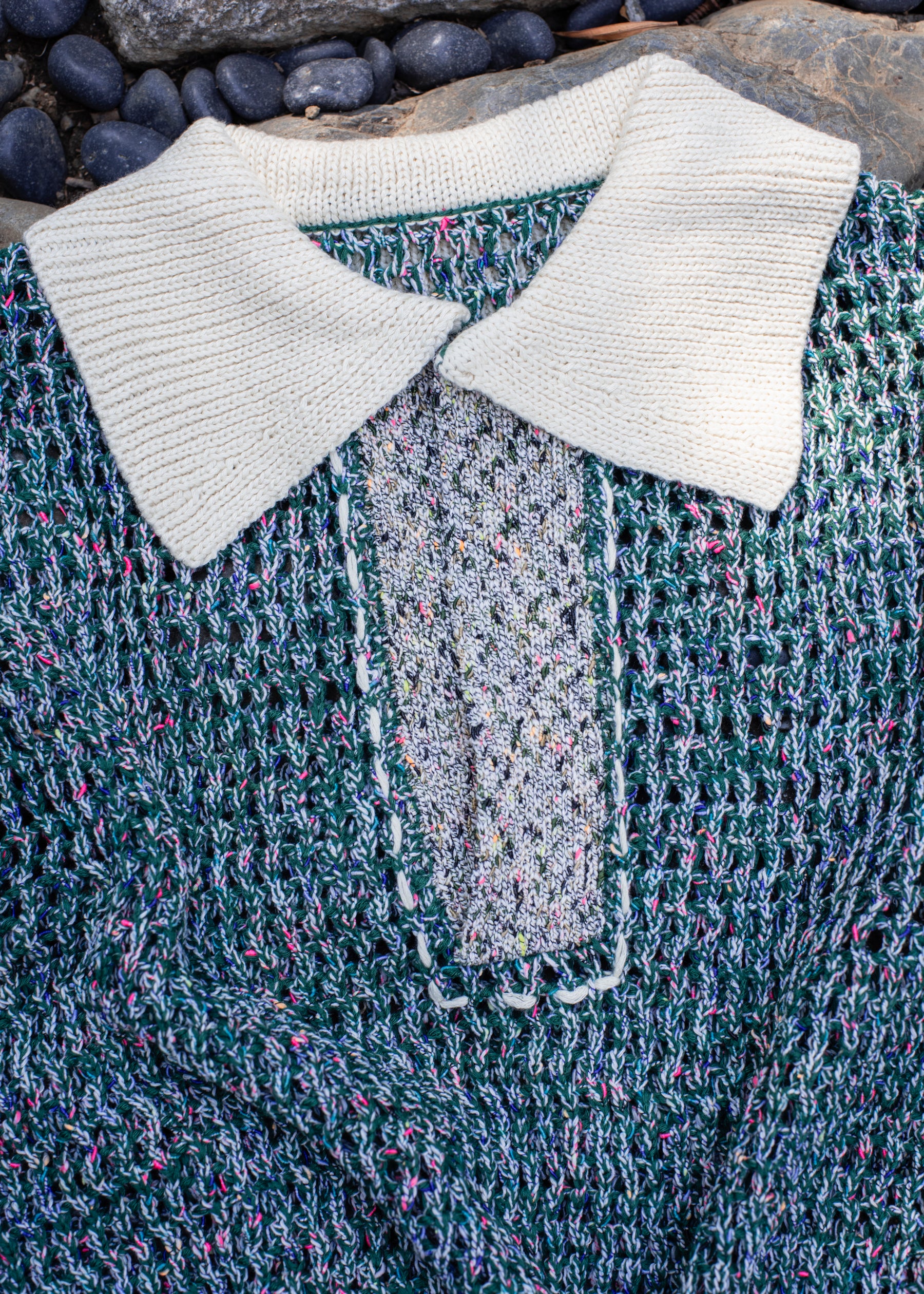 PAMM 玉砂利のスキッパーニット 玉砂利のスキッパーニット – pamm.officialstore