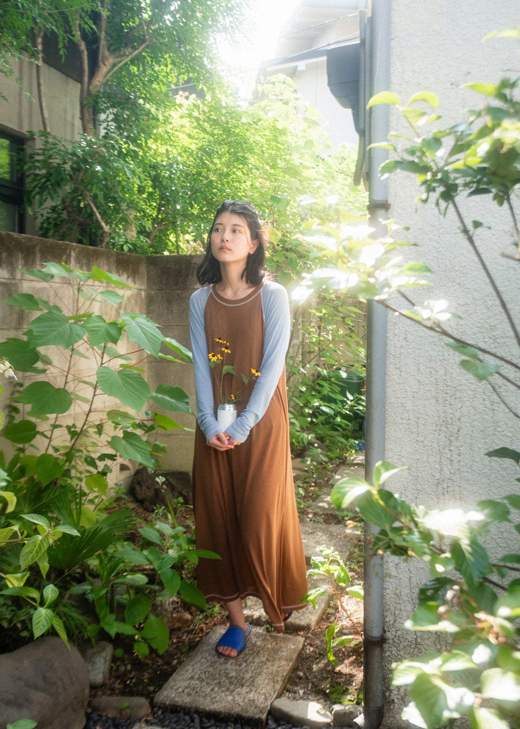 PAMM ガーゼトップス　ブラウン Tops / Op – pamm.officialstore
