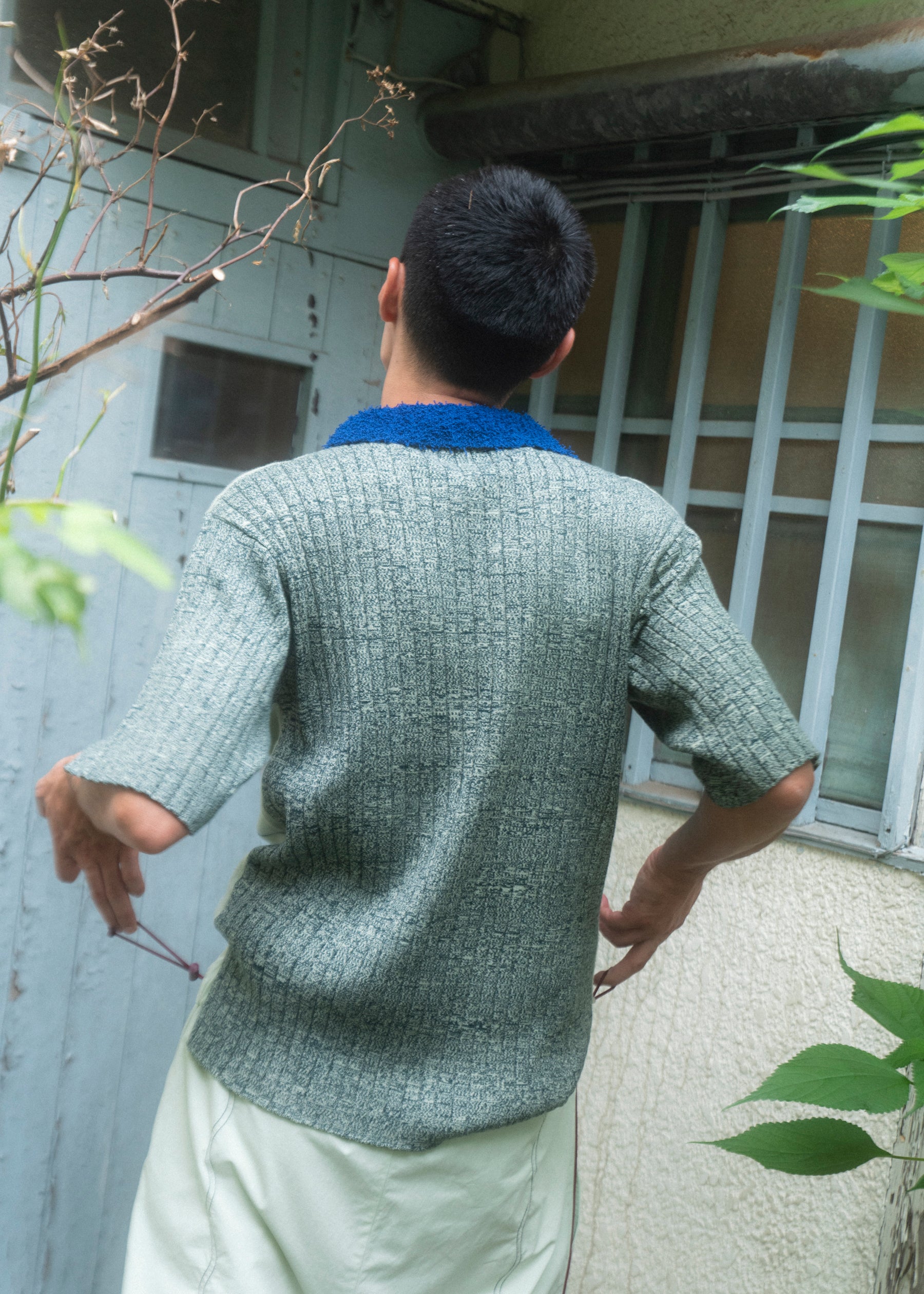 月のある風景のニットポロ – pamm.officialstore
