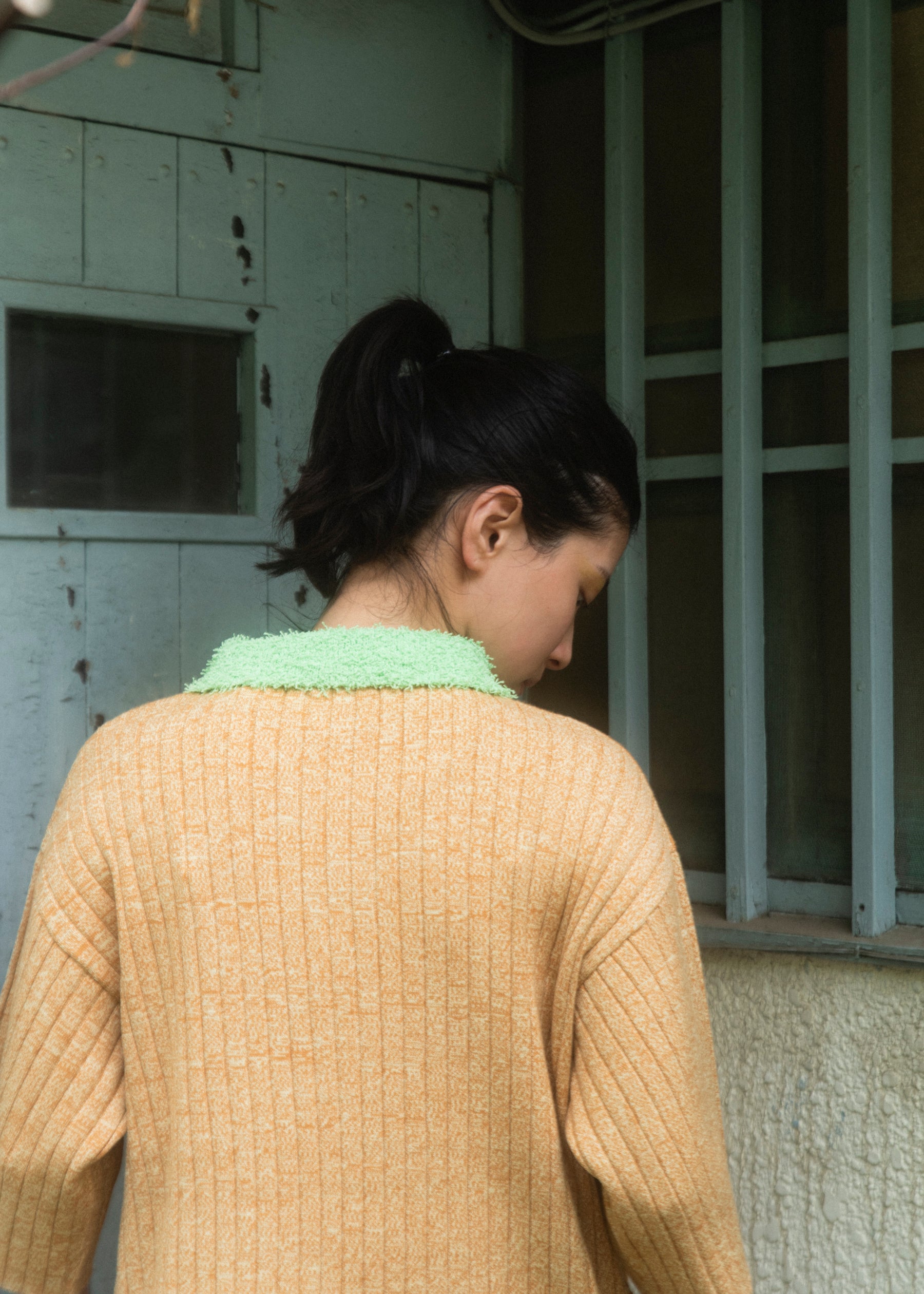 月のある風景のニットポロ – pamm.officialstore