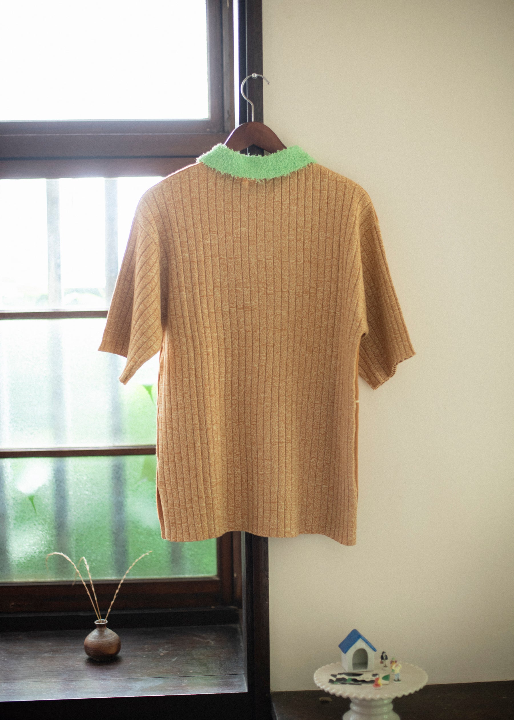 ted pamm 月のある風景のポロニット(砂漠の月) 月のある風景のニットポロ – pamm.officialstore