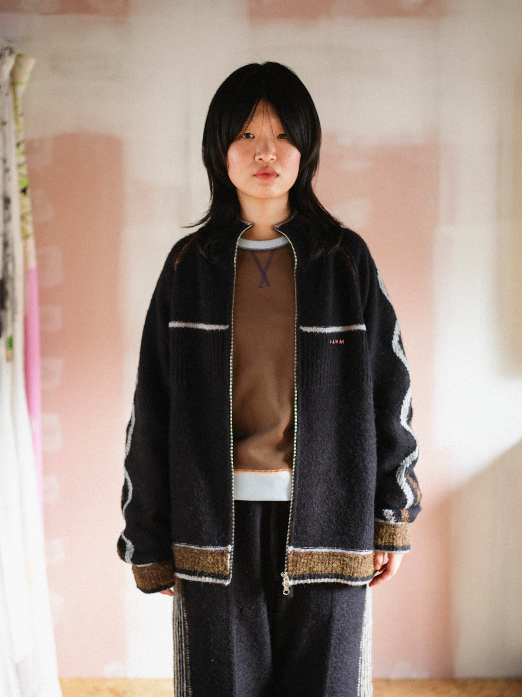 PAMM ホームウェアのニットトラックジャケット　未使用　サイズ2 ホームウェアのニットトラックジャケット – pamm.officialstore