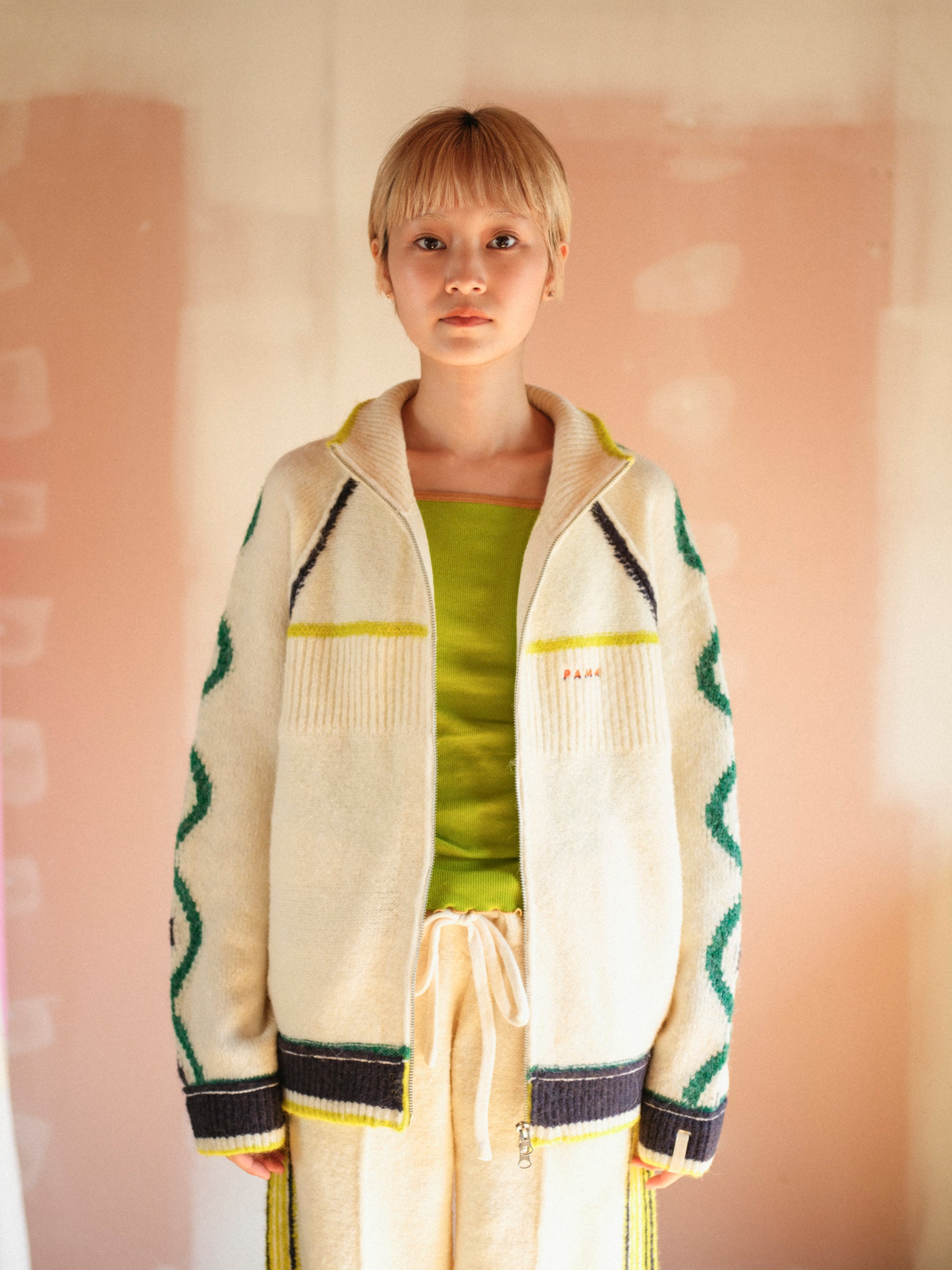 pamm ニットトラックジャケット美品 ホームウェアのニットトラックジャケット – pamm.officialstore