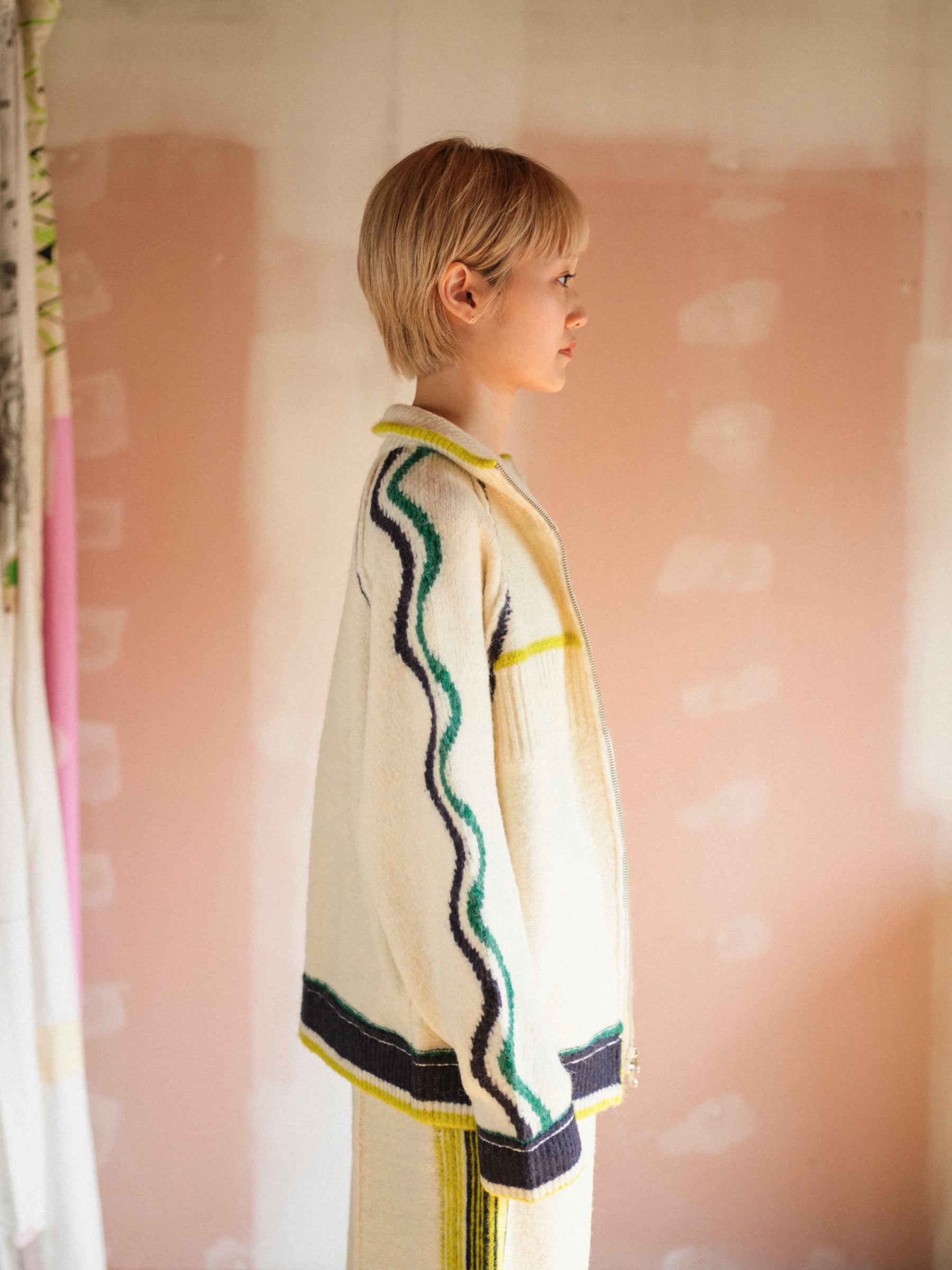 ホームウェアのニットトラックジャケット – pamm.officialstore