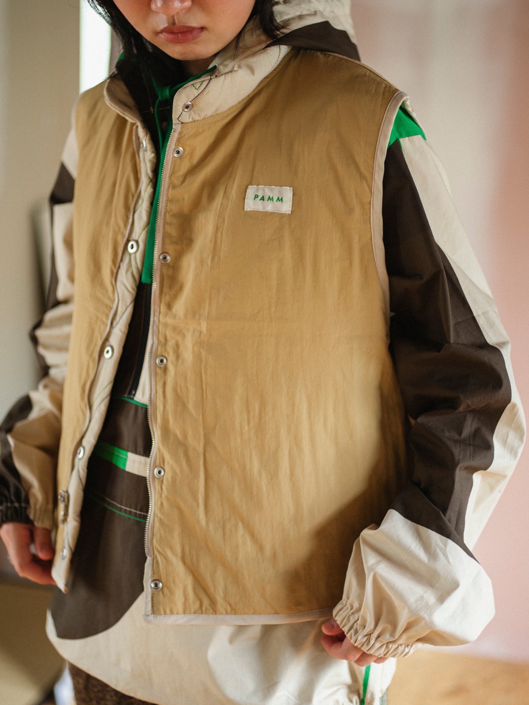 時計じかけのアーガイルキルティングベスト – pamm.officialstore