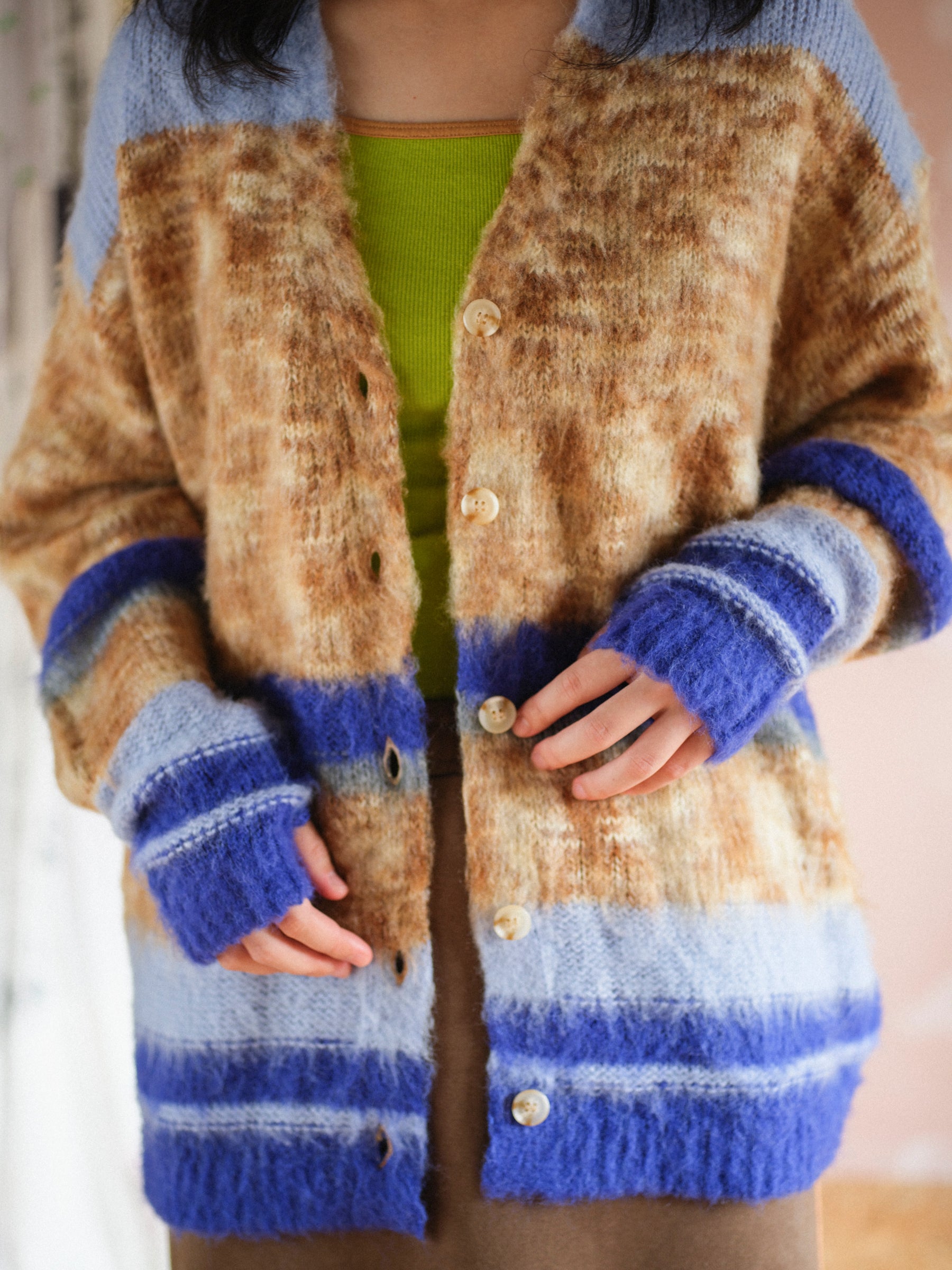 【完売商品】PAMM 汽水域のニットカーディガン ビオトープ 汽水域のニットカーディガン – pamm.officialstore