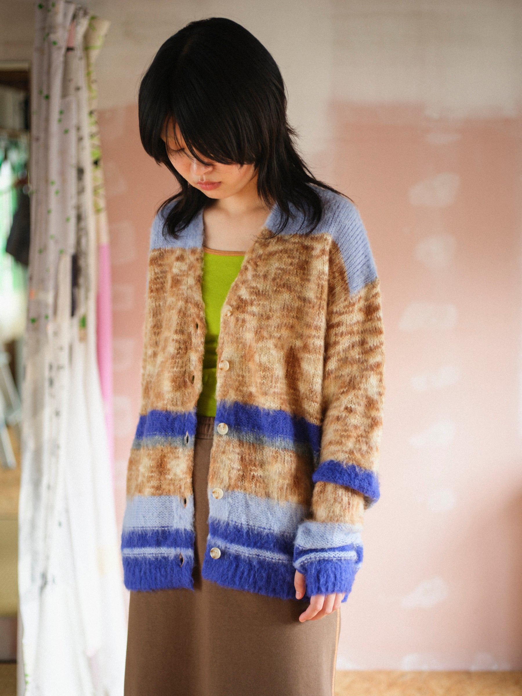 【完売商品】PAMM 汽水域のニットカーディガン ビオトープ 汽水域のニットカーディガン – pamm.officialstore