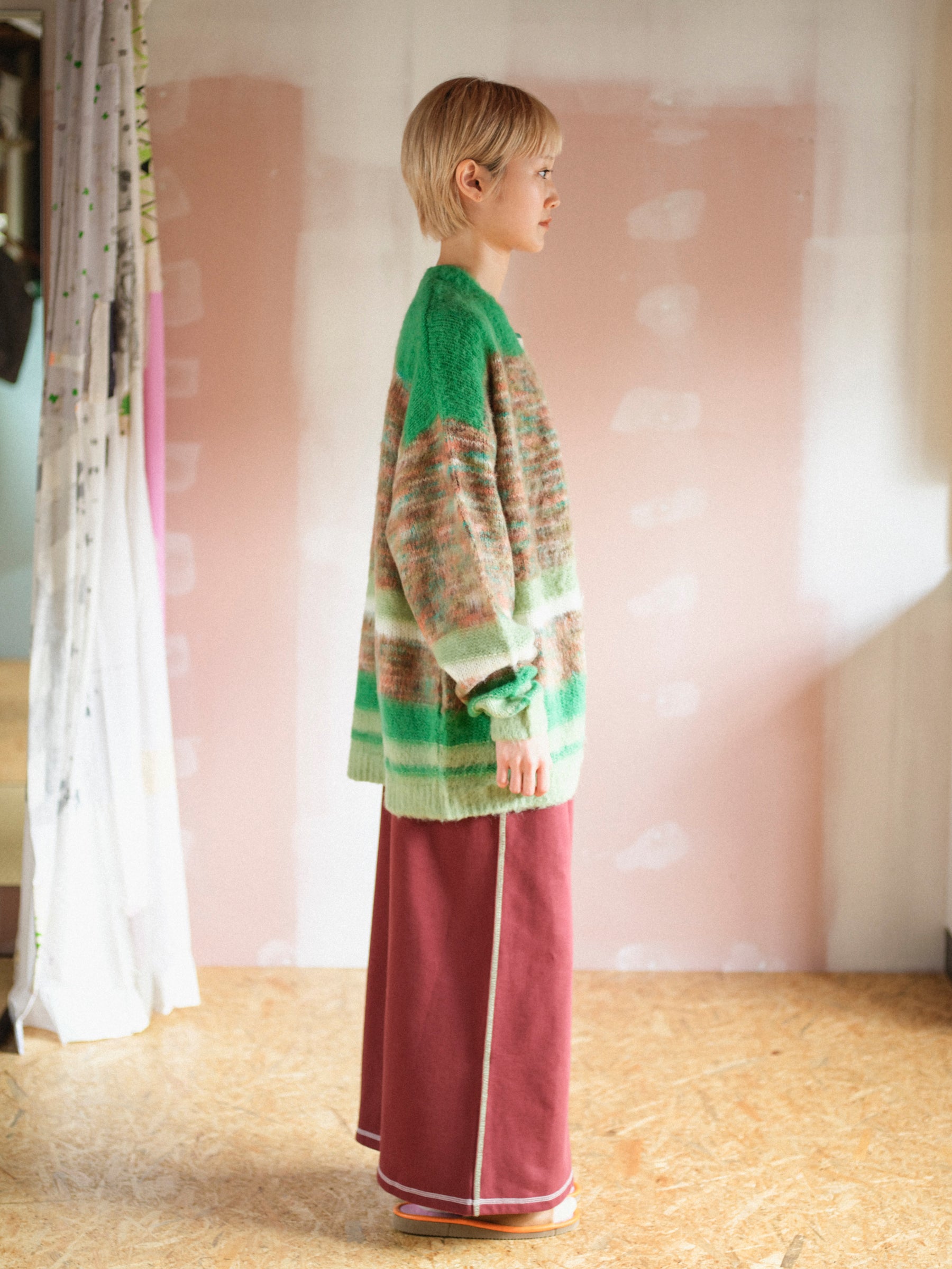 【完売商品】PAMM 汽水域のニットカーディガン ビオトープ 汽水域のニットカーディガン – pamm.officialstore