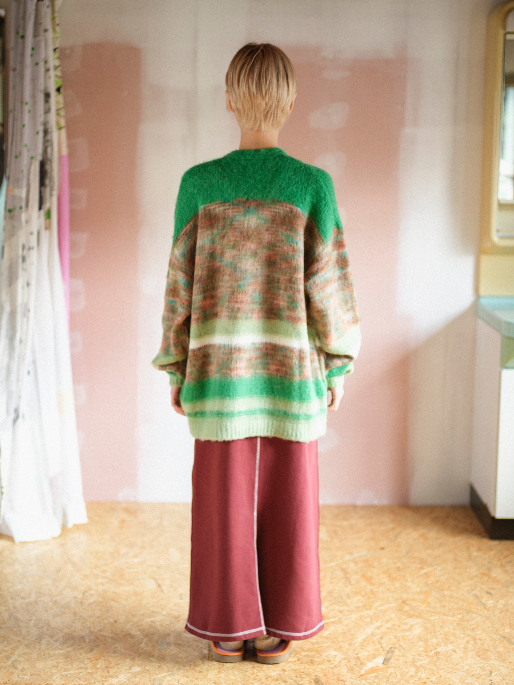 PAMM 汽水域のカーディガン 藻場 汽水域のニットカーディガン – pamm.officialstore