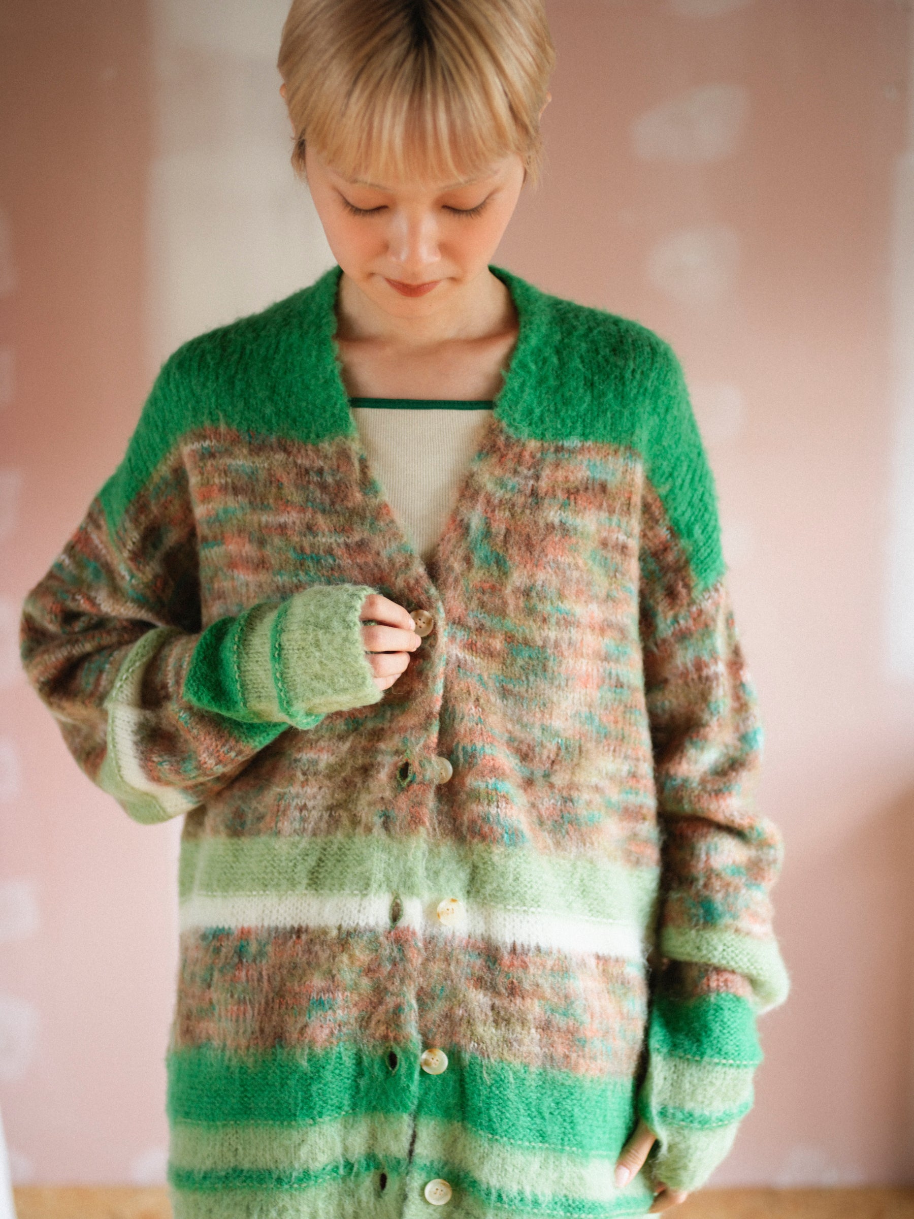 【完売商品】PAMM 汽水域のニットカーディガン ビオトープ 汽水域のニットカーディガン – pamm.officialstore