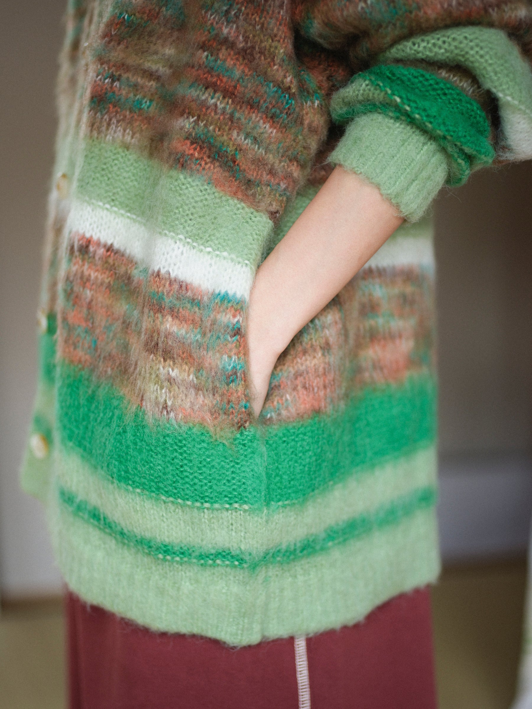 PAMM 汽水域のカーディガン 藻場 汽水域のニットカーディガン – pamm.officialstore