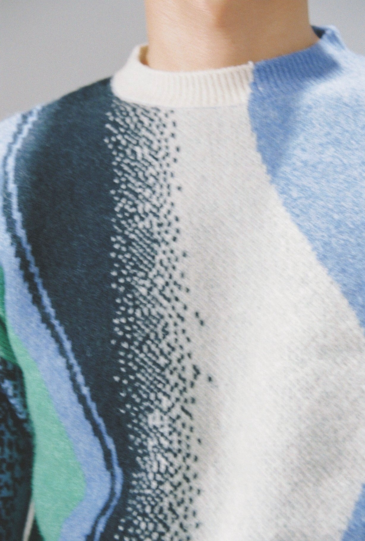 pamm 半袖ニット 透明な空気のチェックジップニット – pamm.officialstore