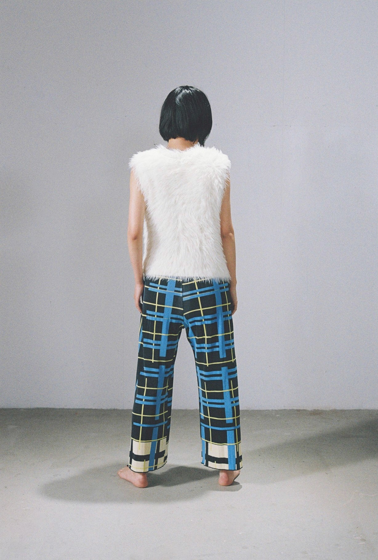 ロビンソンチェックのプリーツパンツ – pamm.officialstore