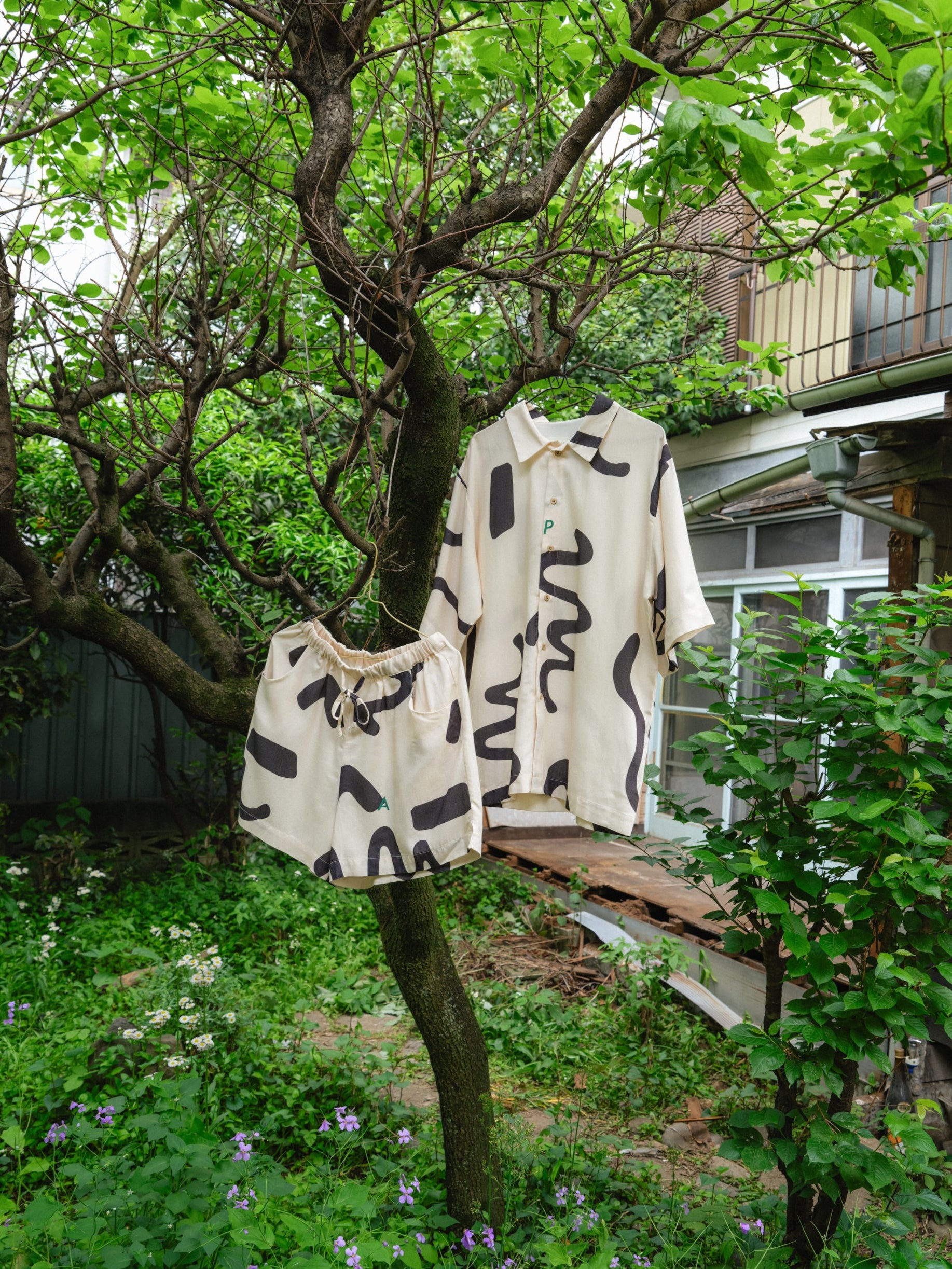 PAMM パム thanks sea summer pajamas セットアップ thanks sea summer pajamas – pamm.officialstore