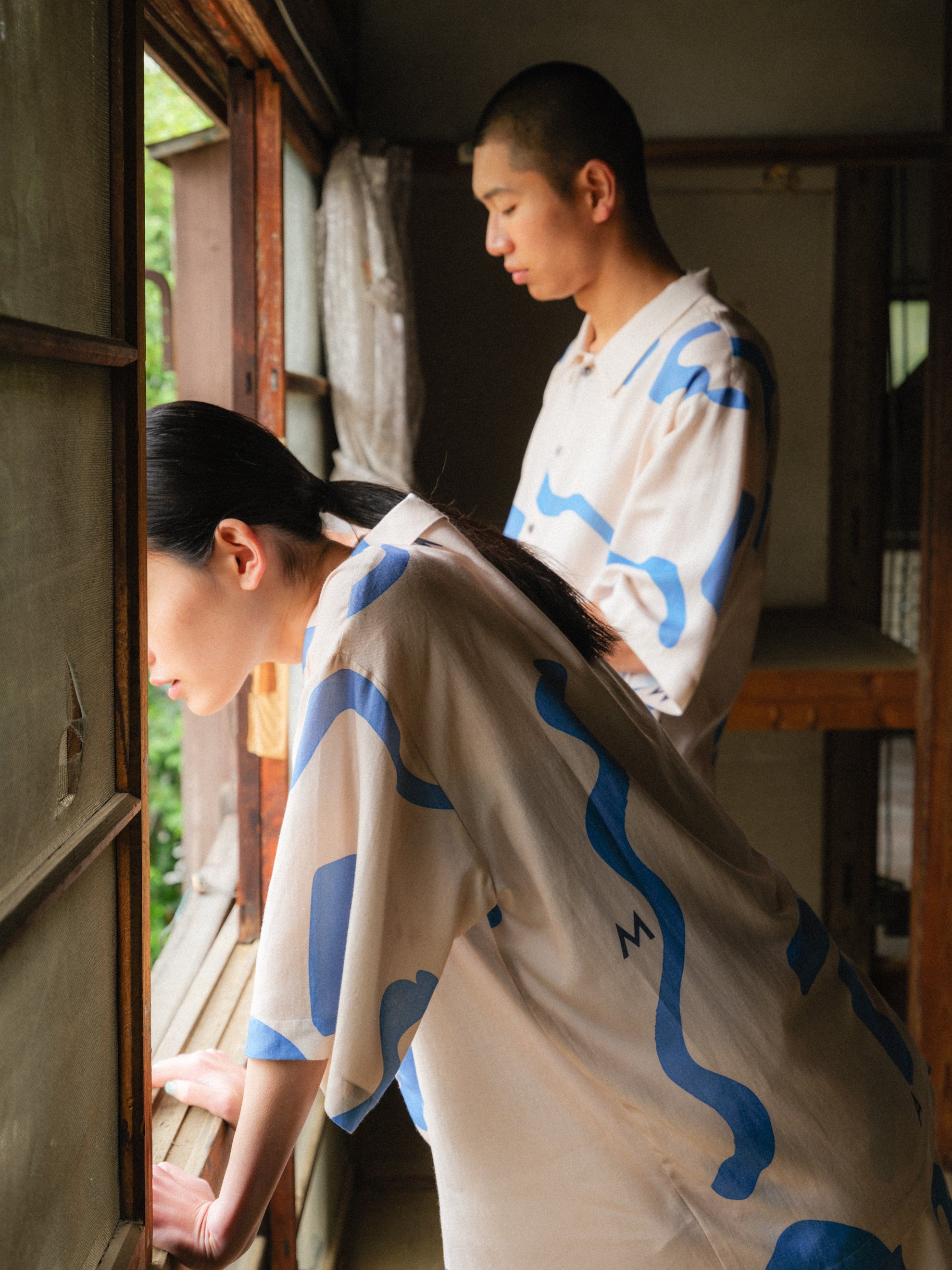 PAMM パジャマ　thanks sea pajamas 半袖セットアップ thanks sea summer pajamas – pamm.officialstore