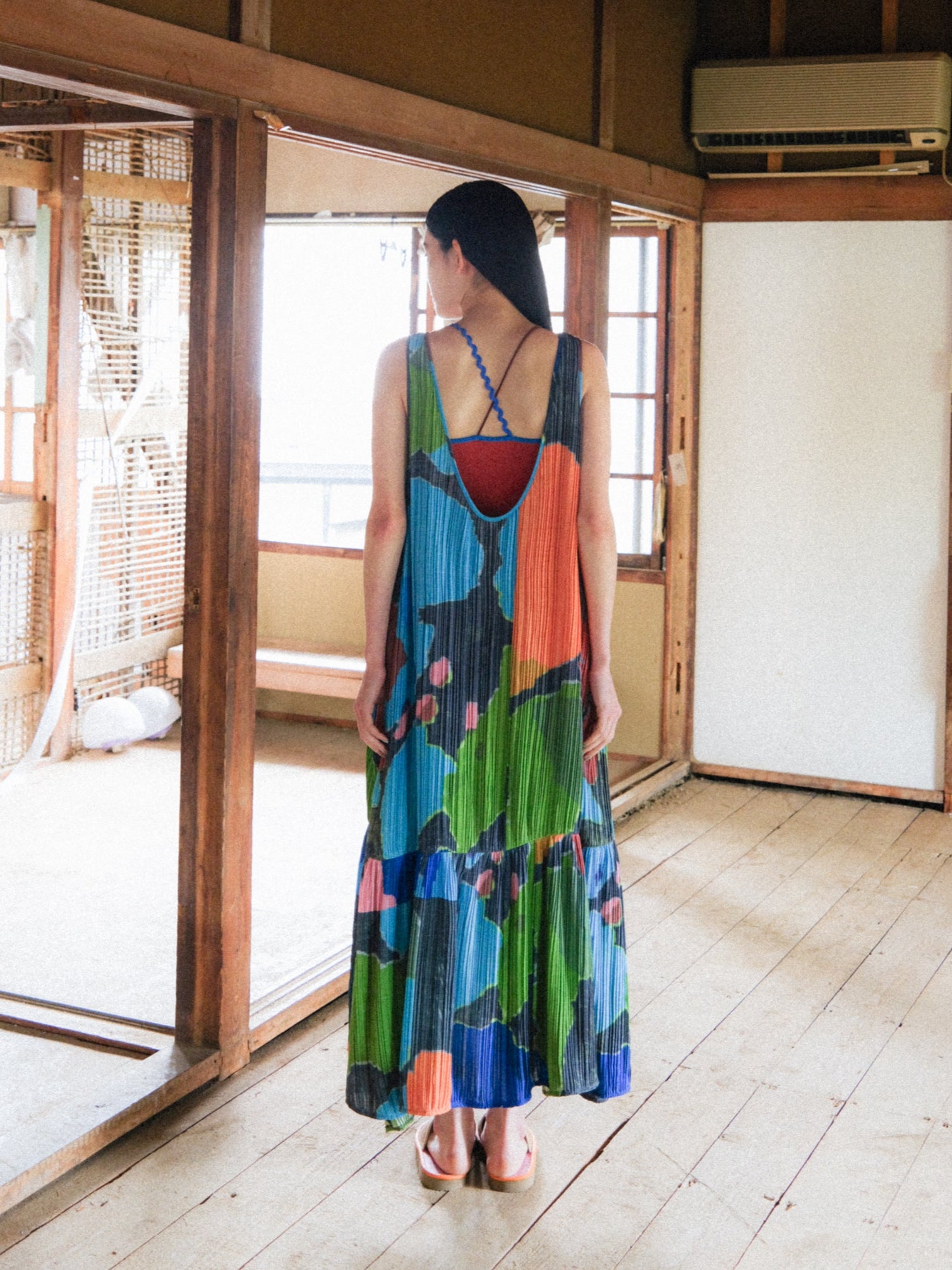 PAMM 紙絵花のプリーツワンピース 紙絵花のプリーツワンピース – pamm.officialstore