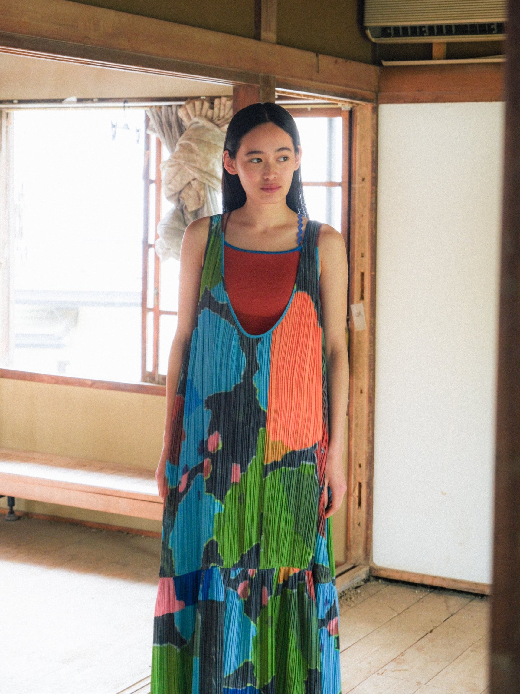 紙絵花のプリーツワンピース – pamm.officialstore