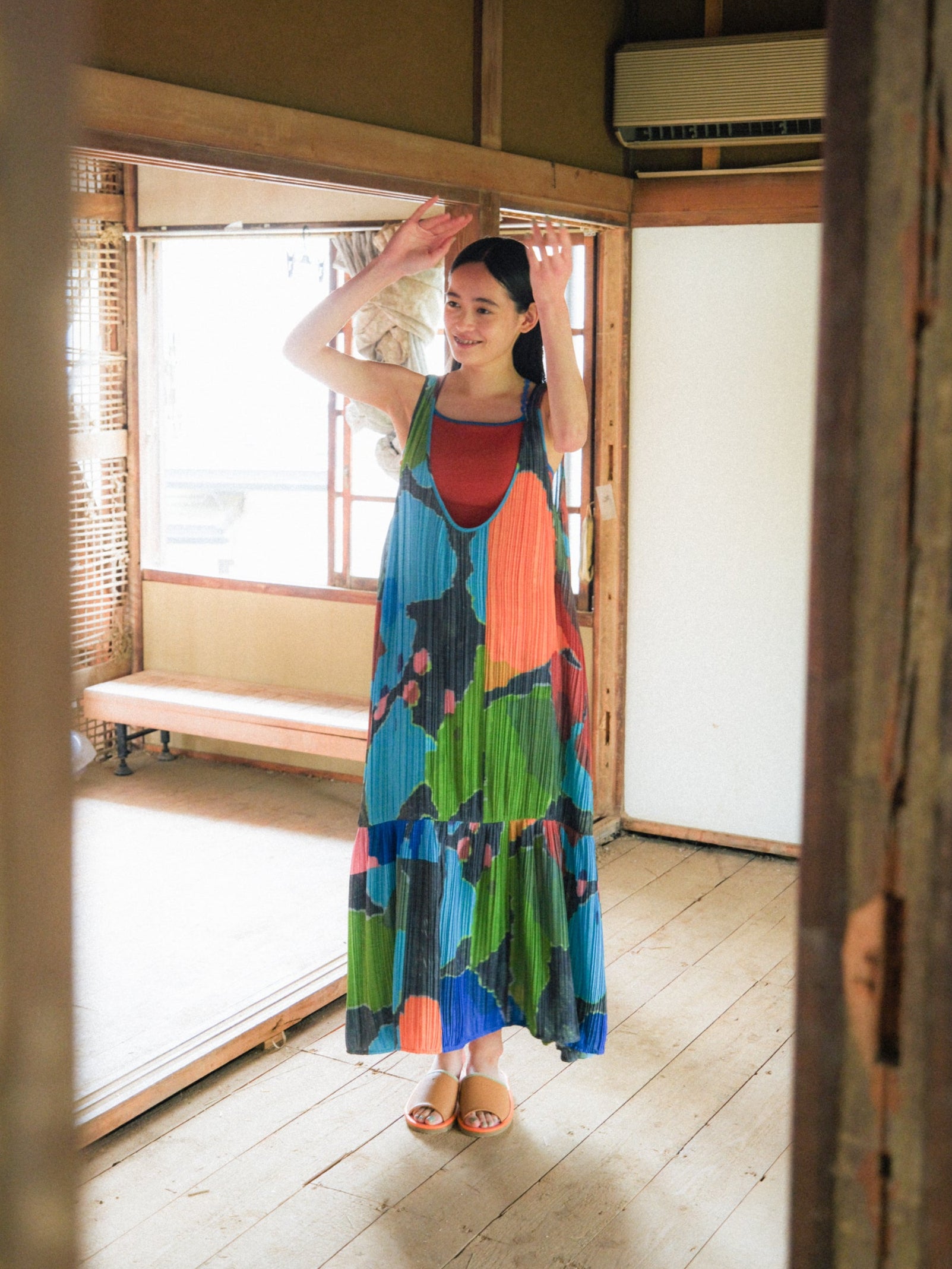 紙絵花のプリーツワンピース – pamm.officialstore
