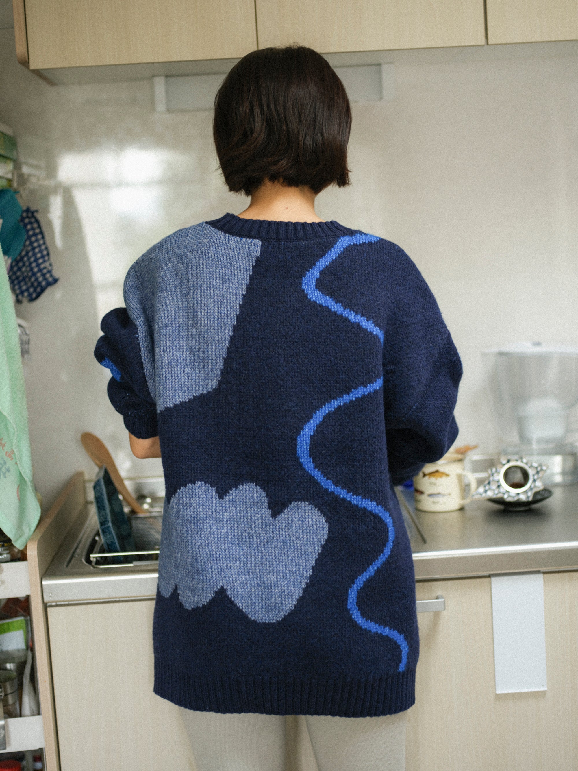 pammのセーター 寛大なインテリアのニット – pamm.officialstore