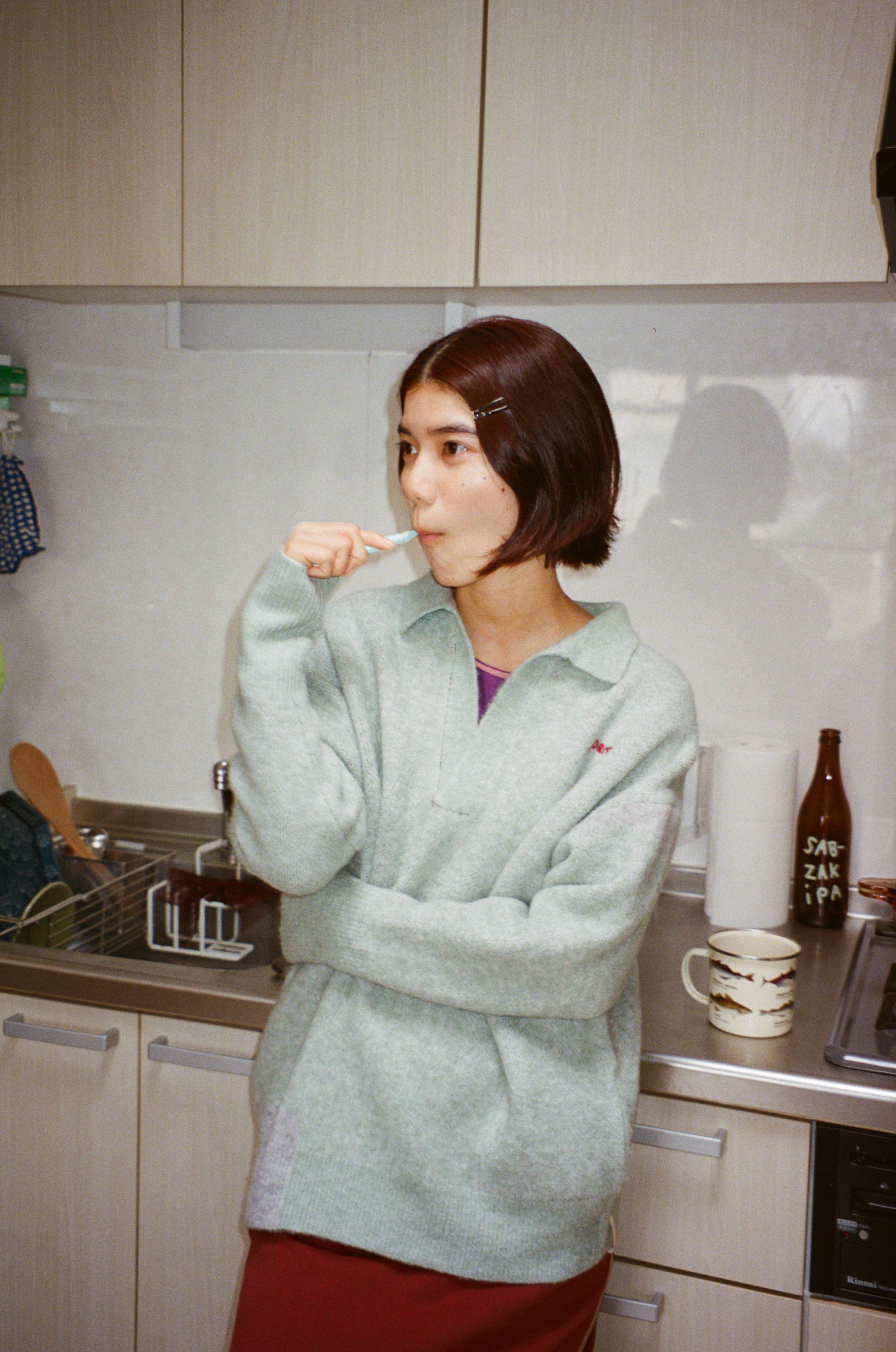 PAMM 玉砂利のスキッパーニット 玉砂利のスキッパーニット – pamm.officialstore