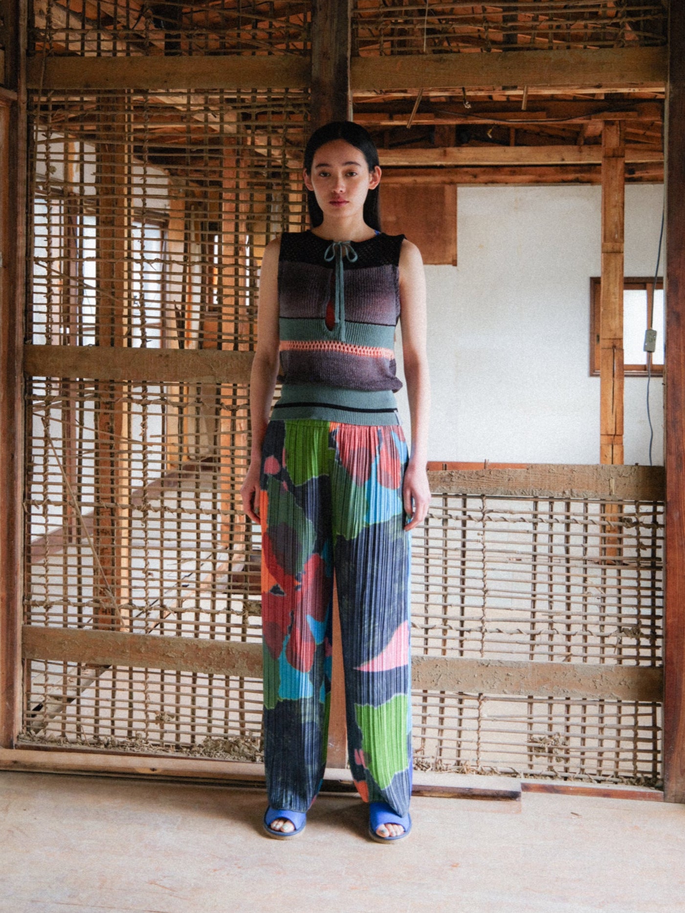 紙絵花のプリーツパンツ – pamm.officialstore